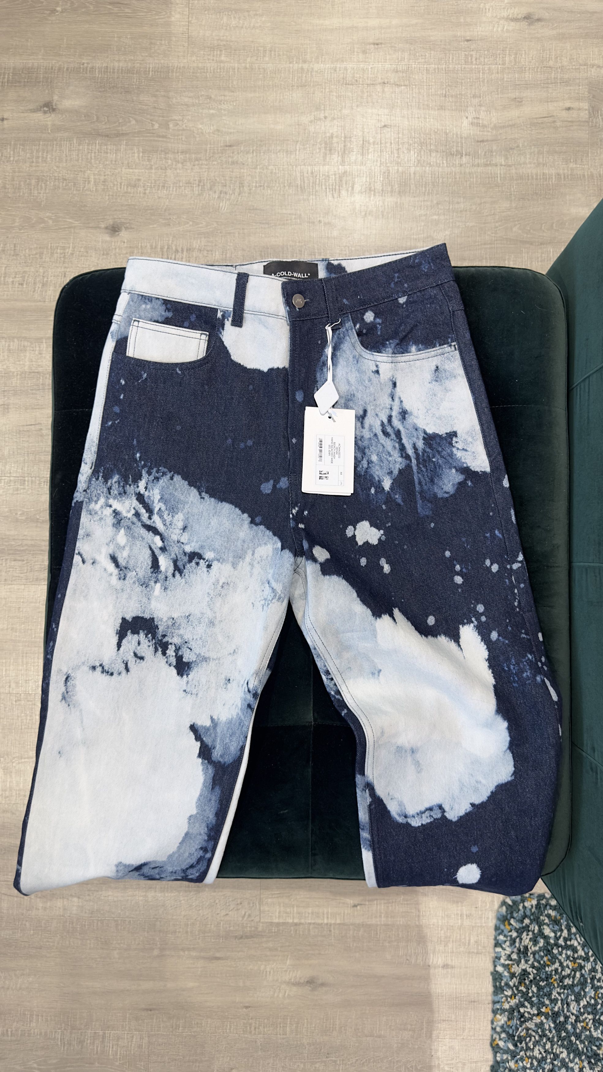 A-COLD-WALL* bleached wide-leg jeans Size US 28 / EU 44 - 1 Thumbnail