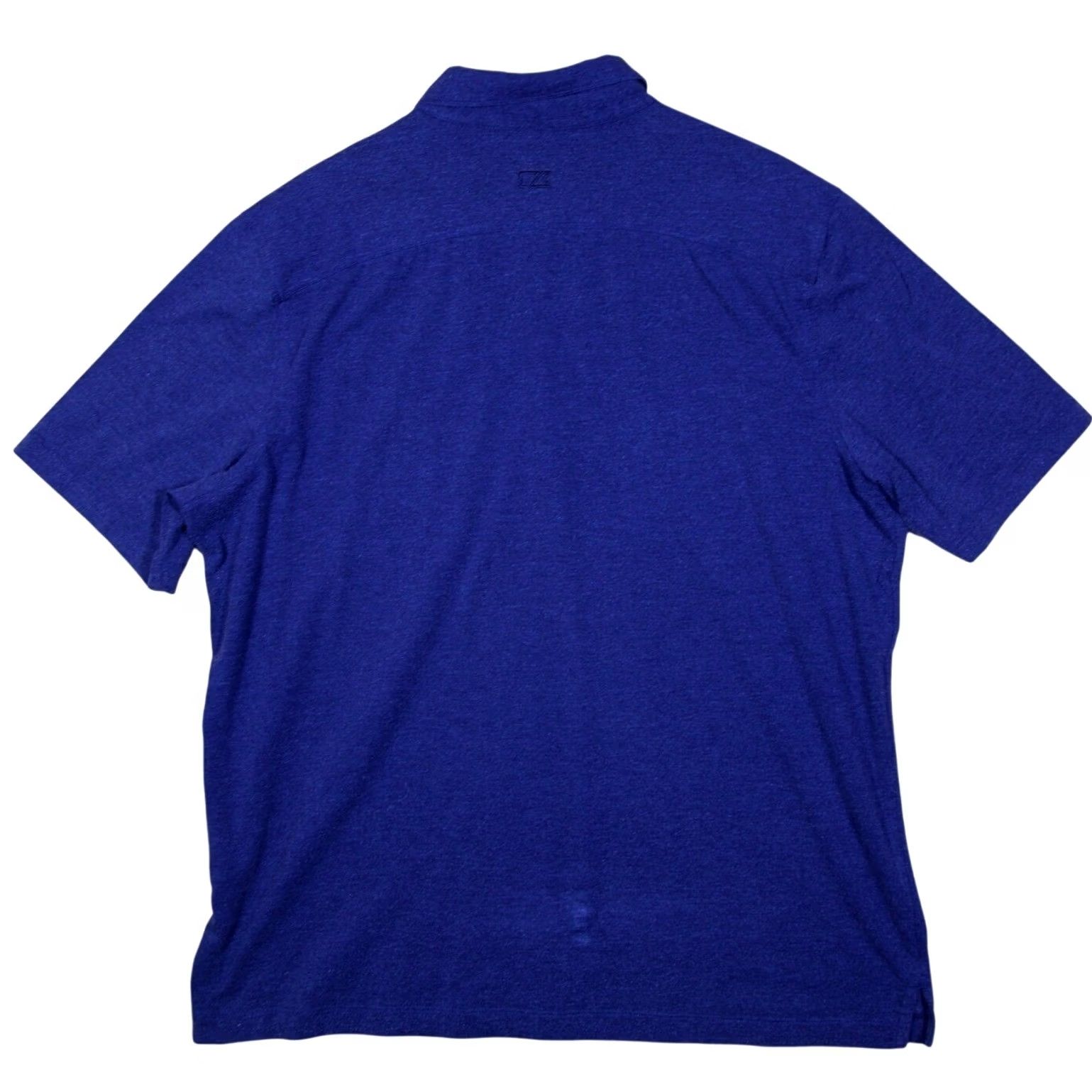 Cutter & Buck Cutter & Buck Polo Shirt Men's XL Royal Blue Heathered Short Sleeve with Pocket Size US XL / EU 56 / 4 - 3 Thumbnail