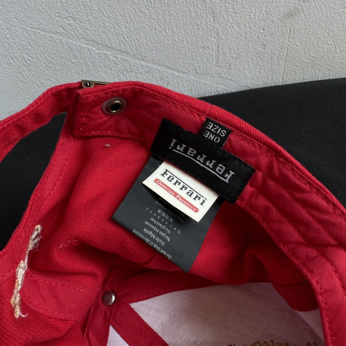 Ferrari Ferrari Vintage Hat Racing Hype Rare Logo Streetwear Cap Size ONE SIZE - 5 Thumbnail