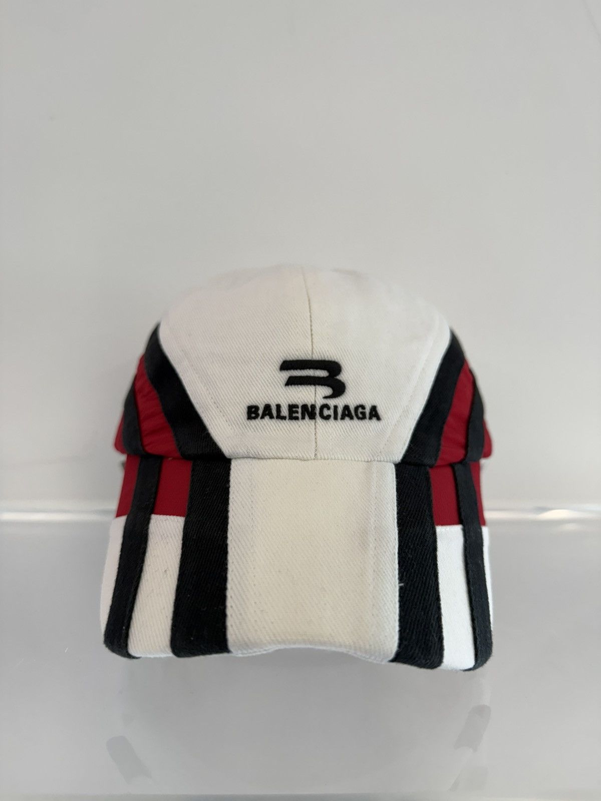 Balenciaga Balenciaga Tracksuit Striped Baseball Cap Size Large Size ONE SIZE - 1 Thumbnail