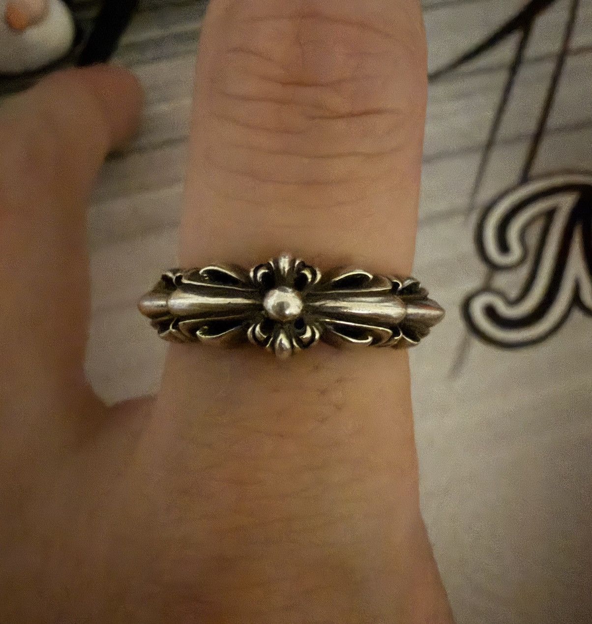 Chrome Hearts Double Ring | Grailed