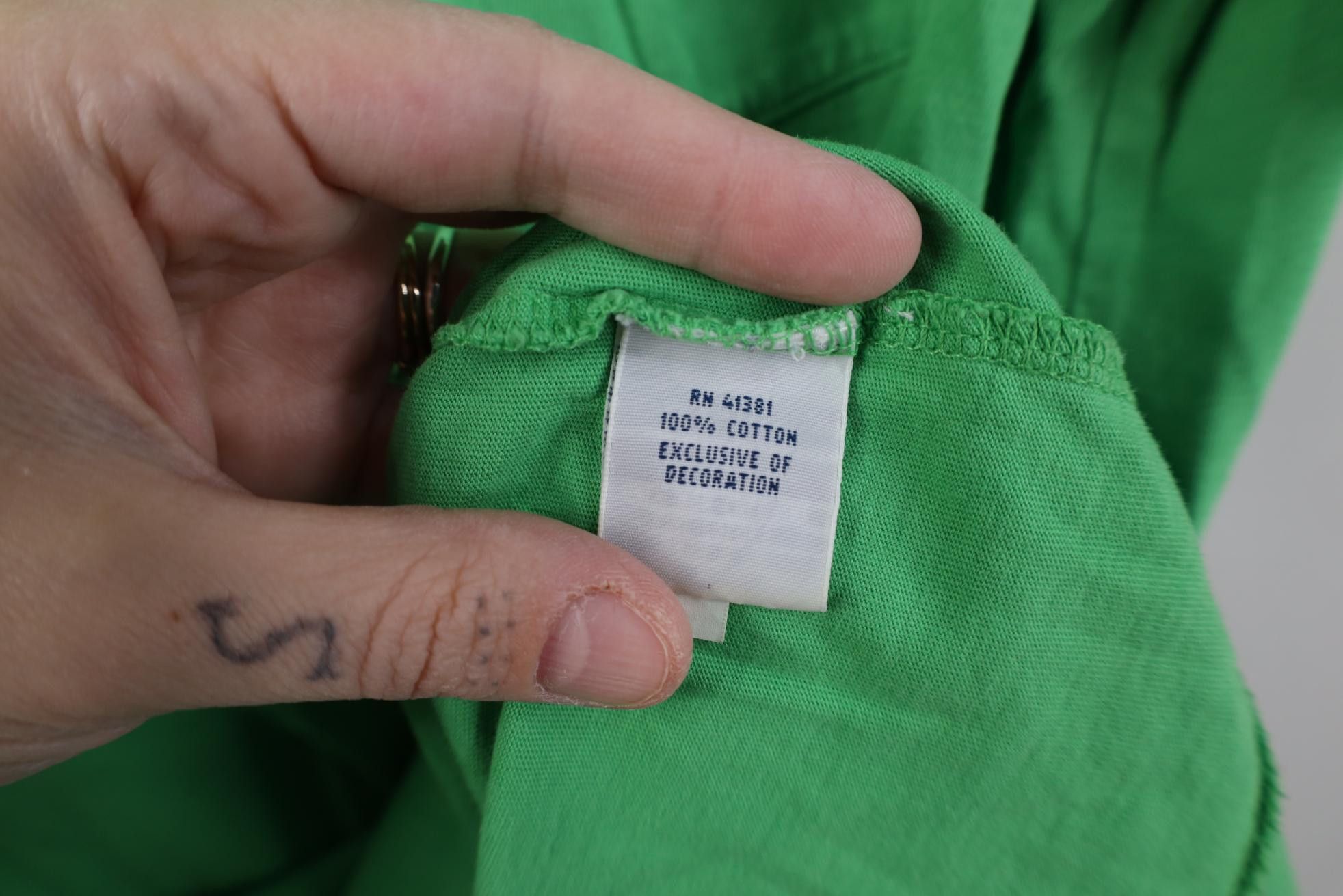Polo Ralph Lauren Vintage Y2K Ralph Lauren Cotton Pocket T-Shirt Lime Green Size US M / EU 48-50 / 2 - 10 Thumbnail