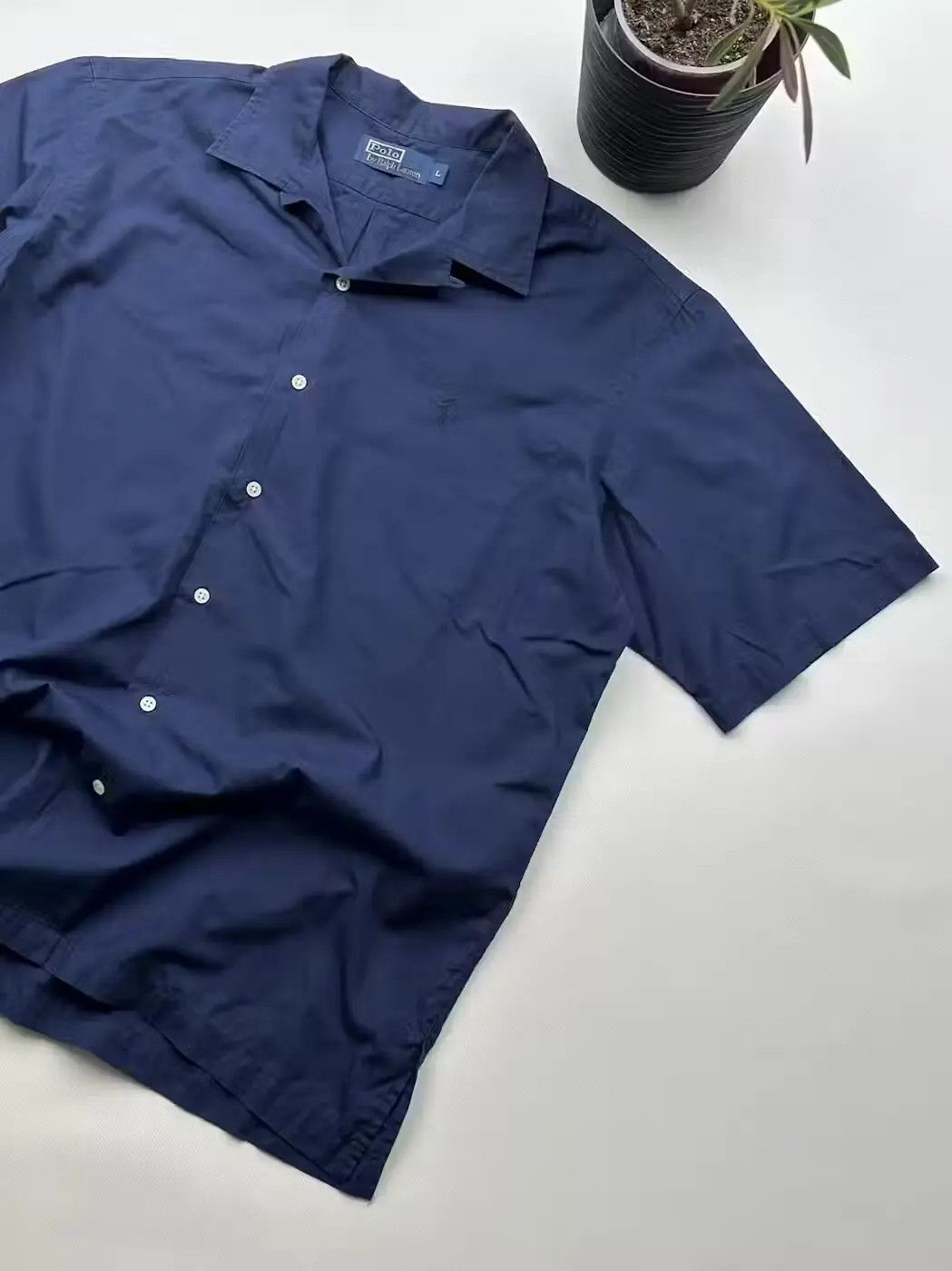 Polo Ralph Lauren Polo Ralph Lauren Vintage Shirt Short Sleeve (509) Size US L / EU 52-54 / 3 - 3 Thumbnail