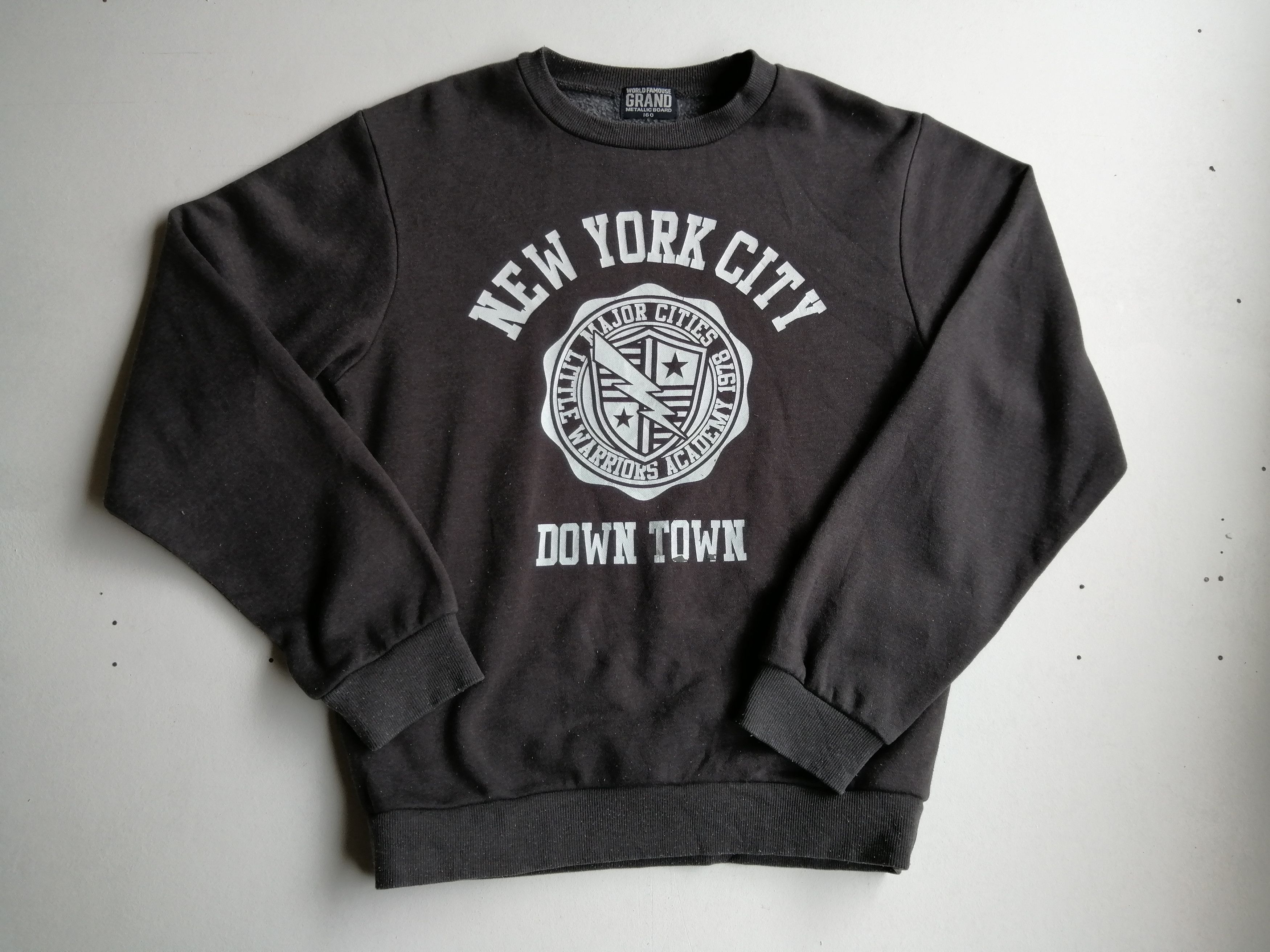 Designer Vtg Grand Metallic Board New York City Big Logo Sweatshirt Size US S / EU 44-46 / 1 - 2 Thumbnail