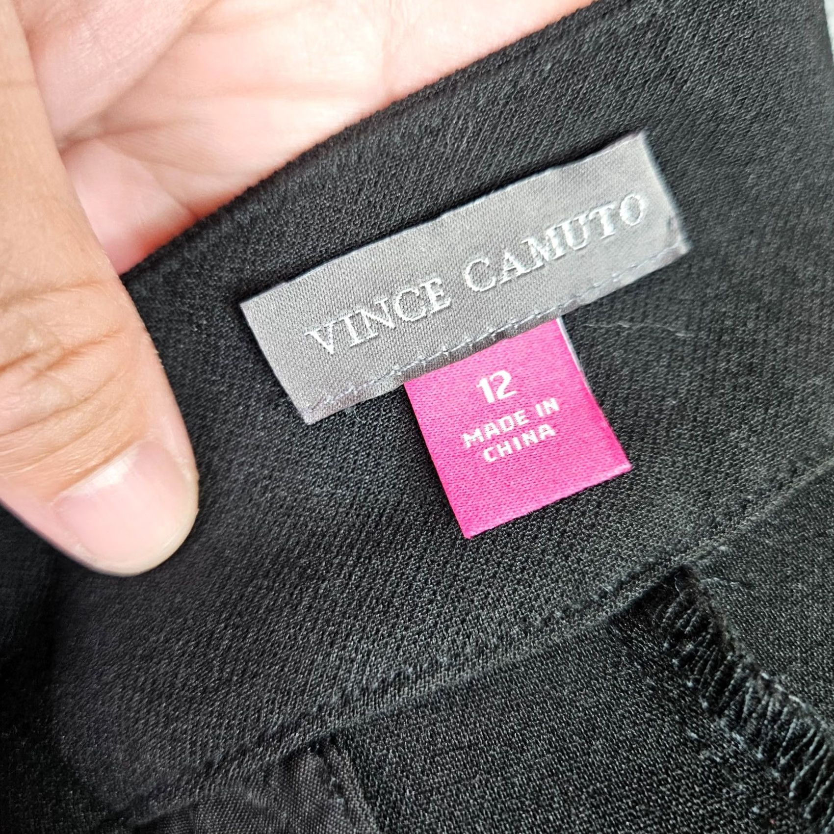 Vince Camuto Vince Camuto Pants Women Size 12 Black Slim Career Dress Pants NWT Size 34" / US 12 / IT 48 - 5 Thumbnail