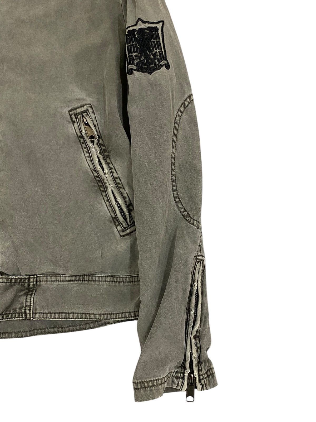 Vintage Vtg Jacket Zip Up Wash Grey Size US S / EU 44-46 / 1 - 8 Thumbnail