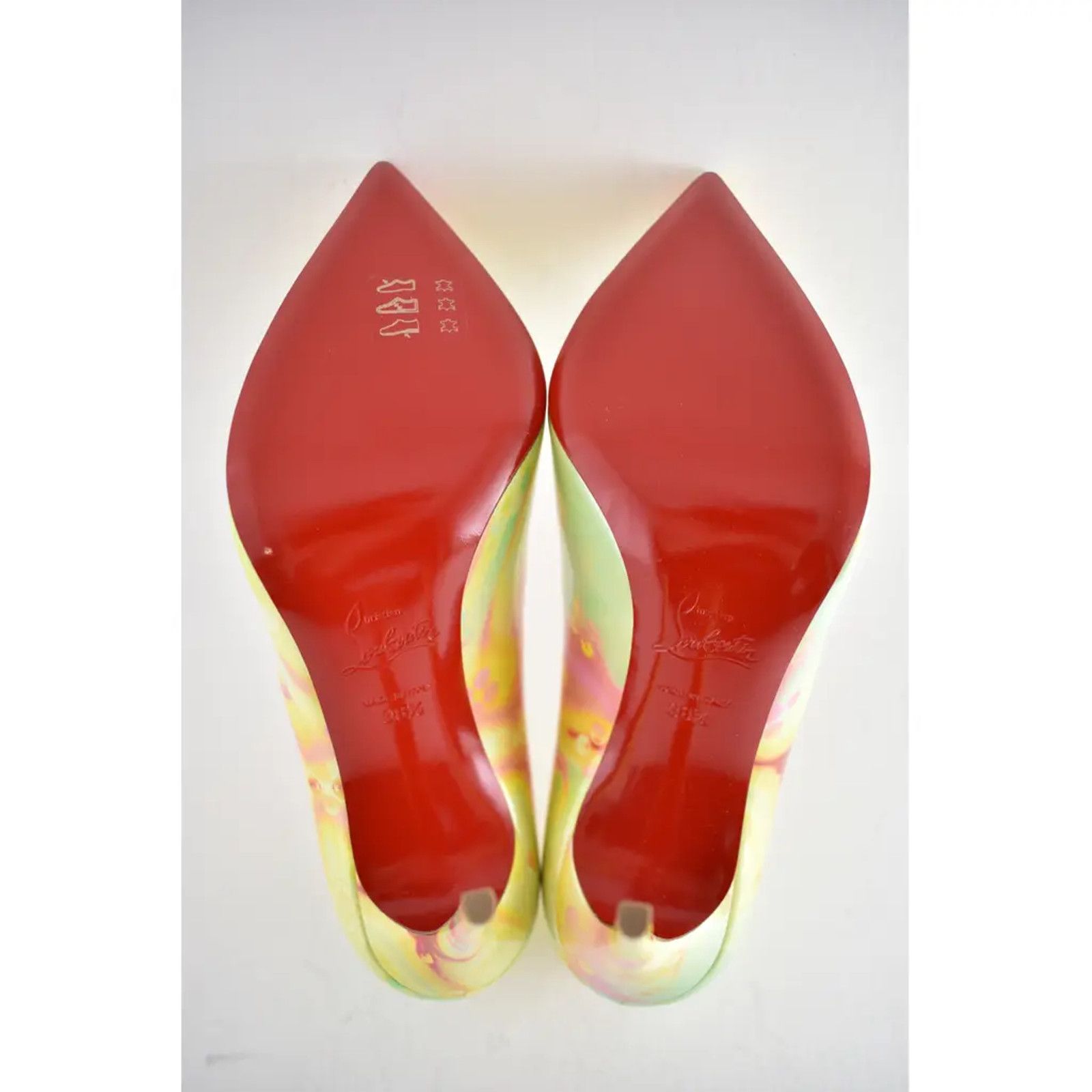 Christian Louboutin Hot Chick 100 Patent Loubi In California Heel Pump 38.5 Size US 8.5 / IT 38.5 - 12 Thumbnail
