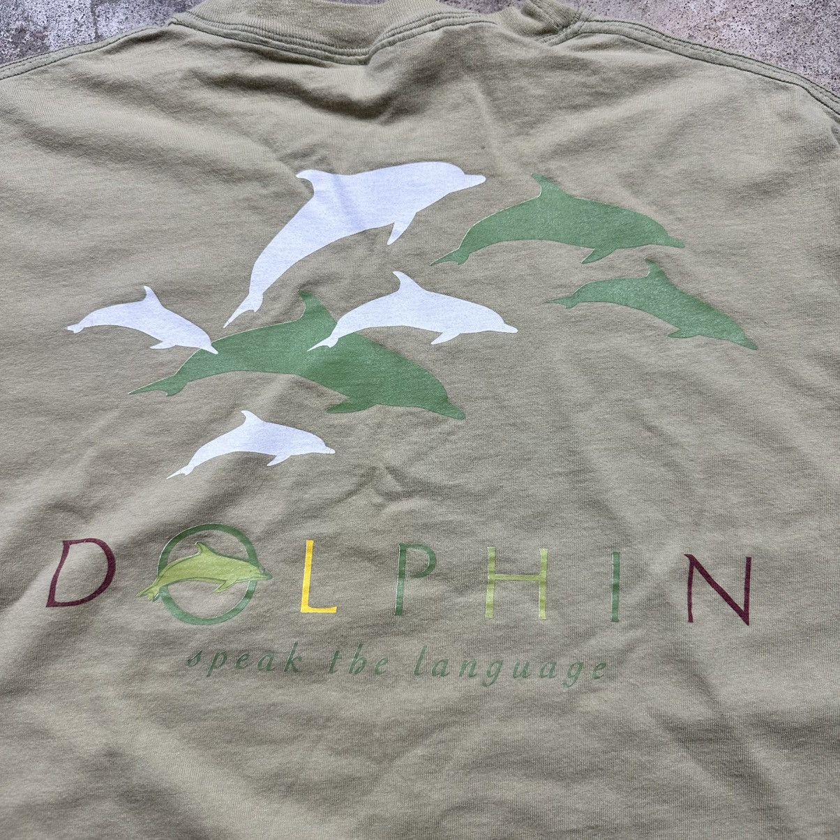 Hanes Vintage Y2K Sea World Dolphins Ocean Nature Shirt Size XL Size US XL / EU 56 / 4 - 2 Thumbnail