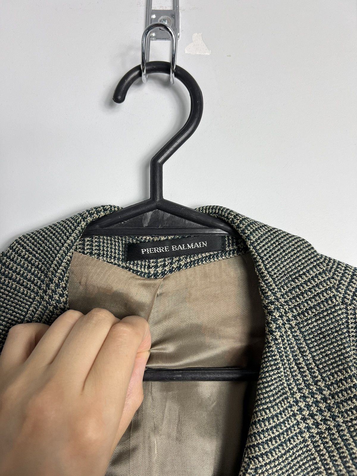 ジャケット・アウター 90's PIERRE BALMAIN wool jacket L Wool Blazer Pierre Balmain Vintage