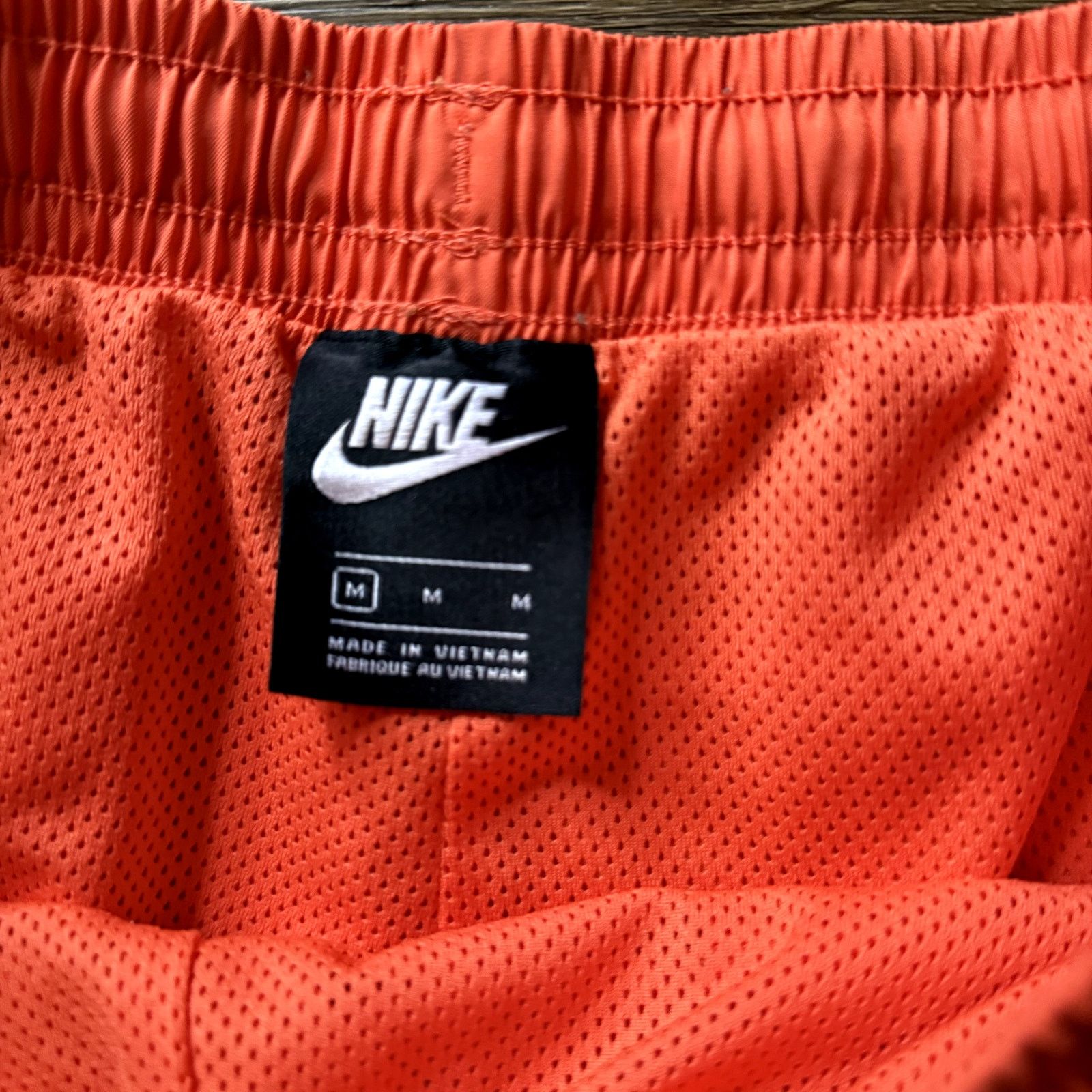 Nike Orange Elastic Waist Nike Althetic Shorts Size US 32 / EU 48 - 3 Thumbnail
