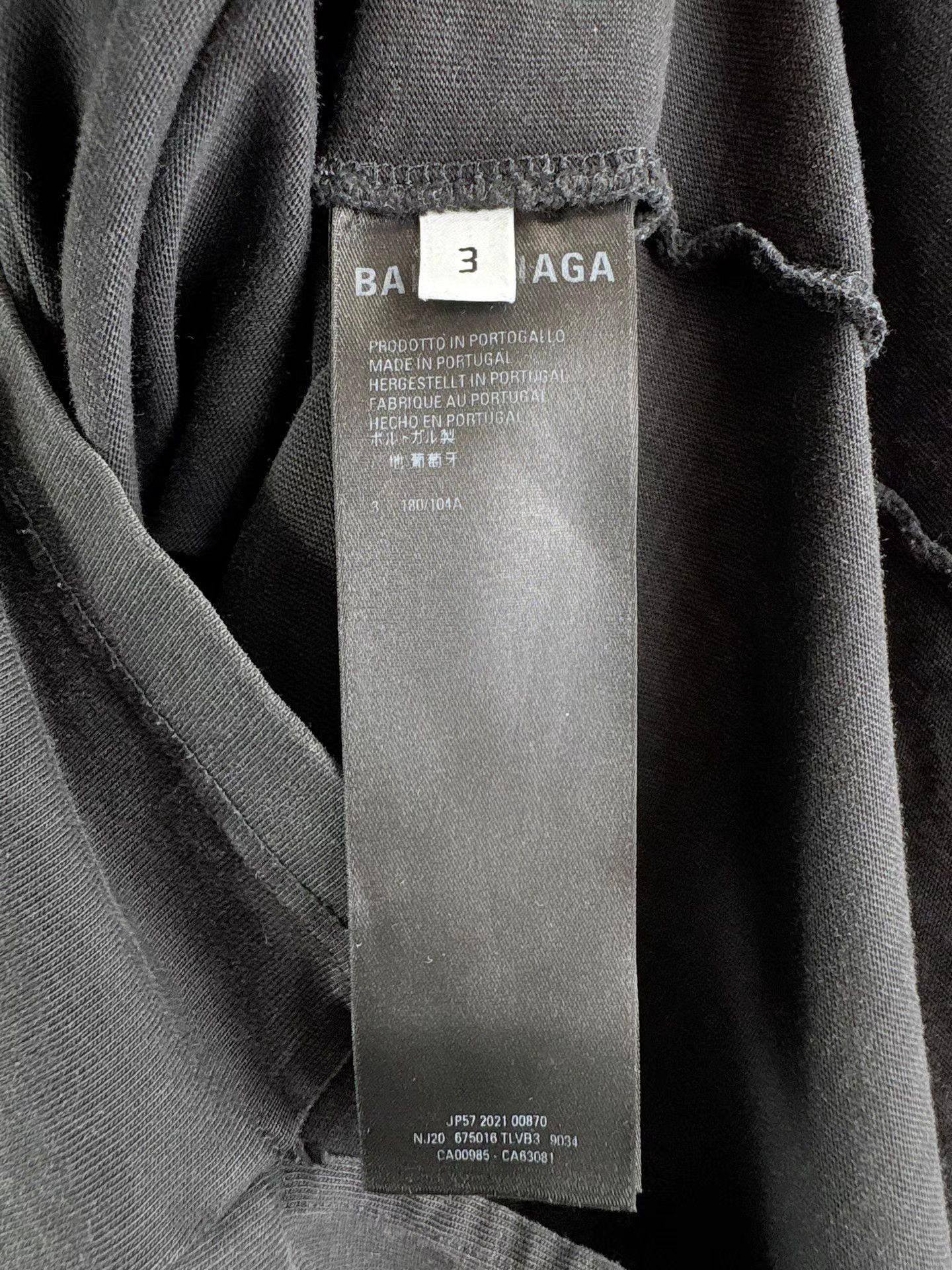 Balenciaga BALENCIAGA Washed Vintage Inverted Logo T-shirt K1 Size US L / EU 52-54 / 3 - 5 Thumbnail