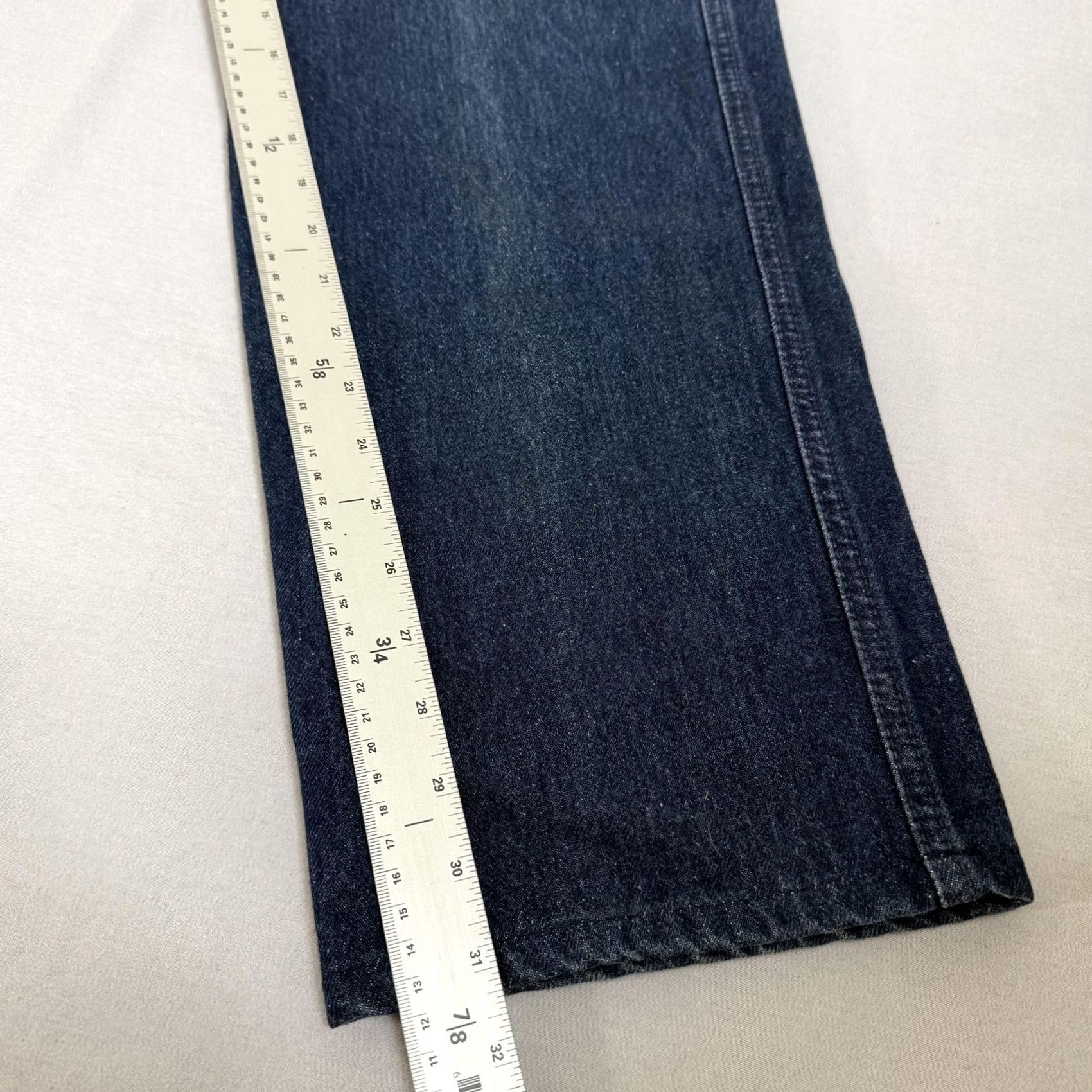 Vintage VINTAGE Rocky Mountain Jeans Womens 11 Blue Denim Pants Western 90s Size 32" / US 10 / IT 46 - 6 Thumbnail