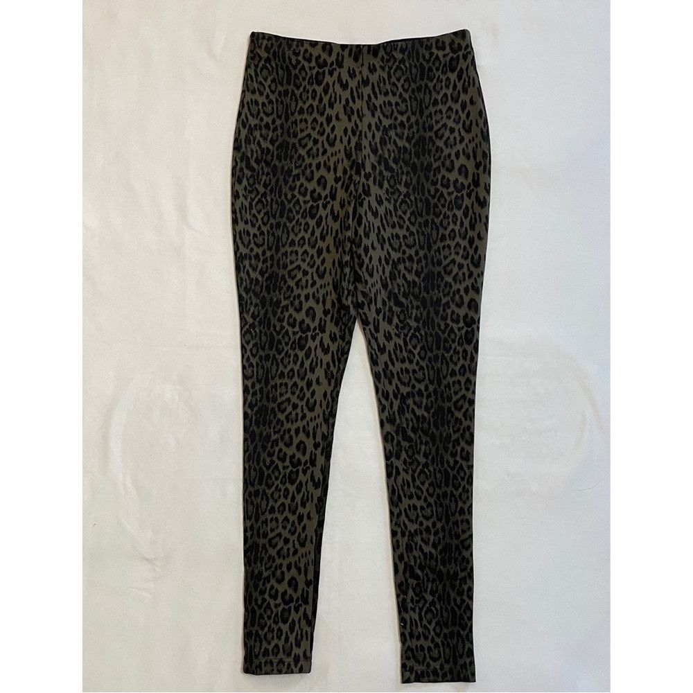 I.N.C New INC International Concepts Green Animal Print Leggings Size 30" / US 8 / IT 44 - 2 Thumbnail