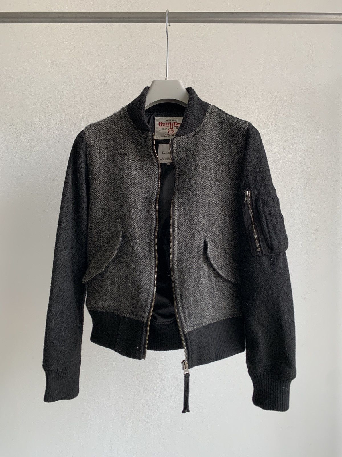Harris Tweed Harris Tweed Type MA-1 Wool Jacket Size US S / EU 44-46 / 1 - 1 Thumbnail