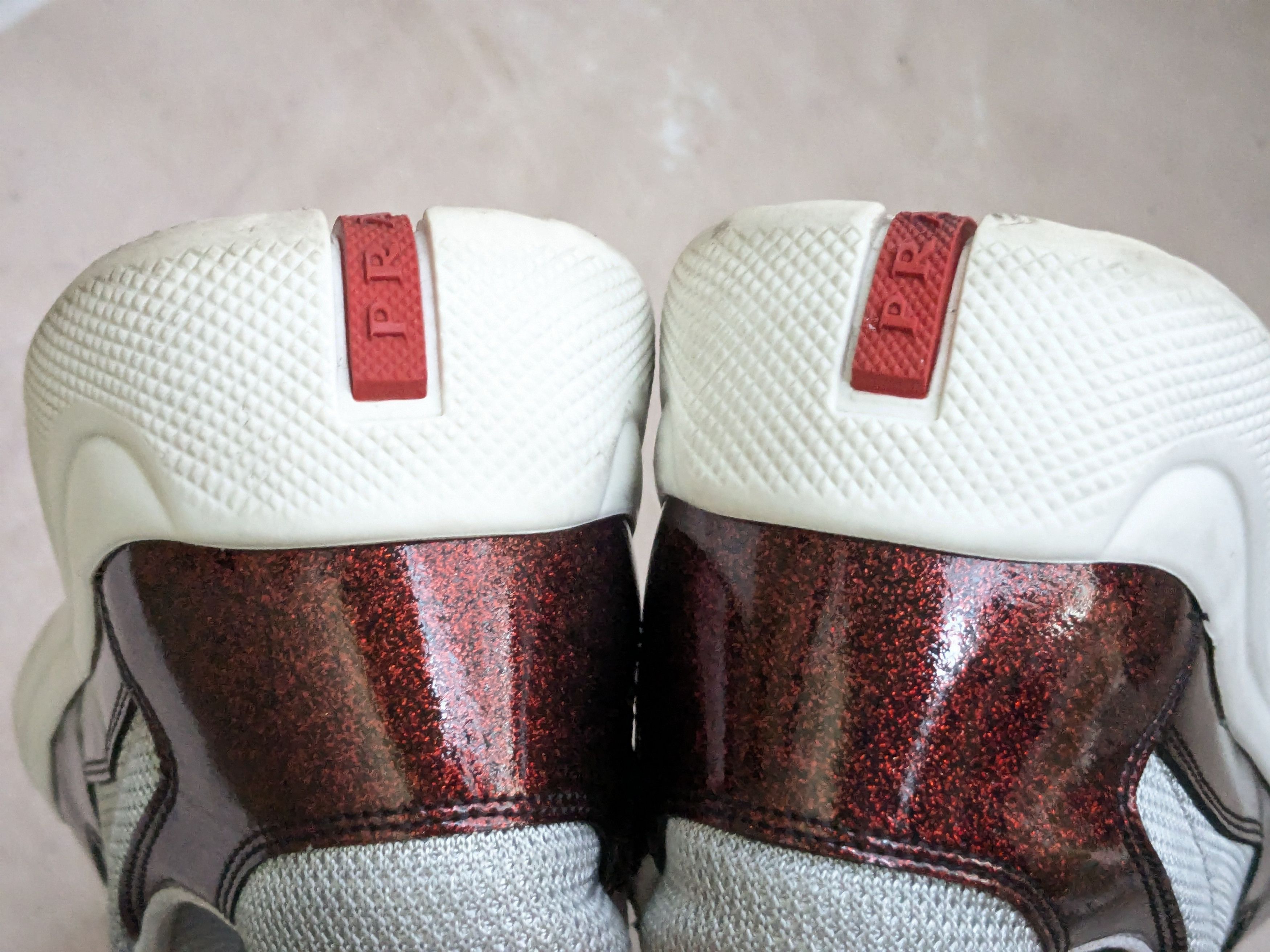 Prada Prada America's Cup Sneakers 11.5 Glitter Red Size US 11.5 / EU 44-45 - 12 Thumbnail