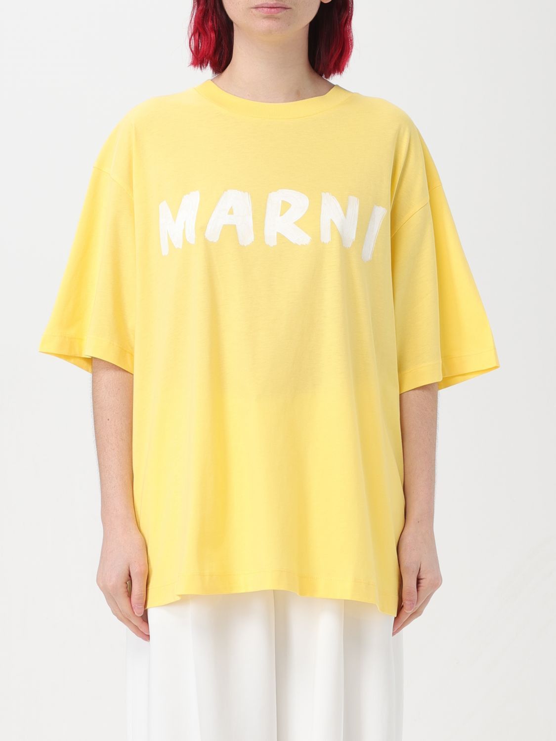 image of Marni T-Shirt Woman Yellow, Women's (Size Small)