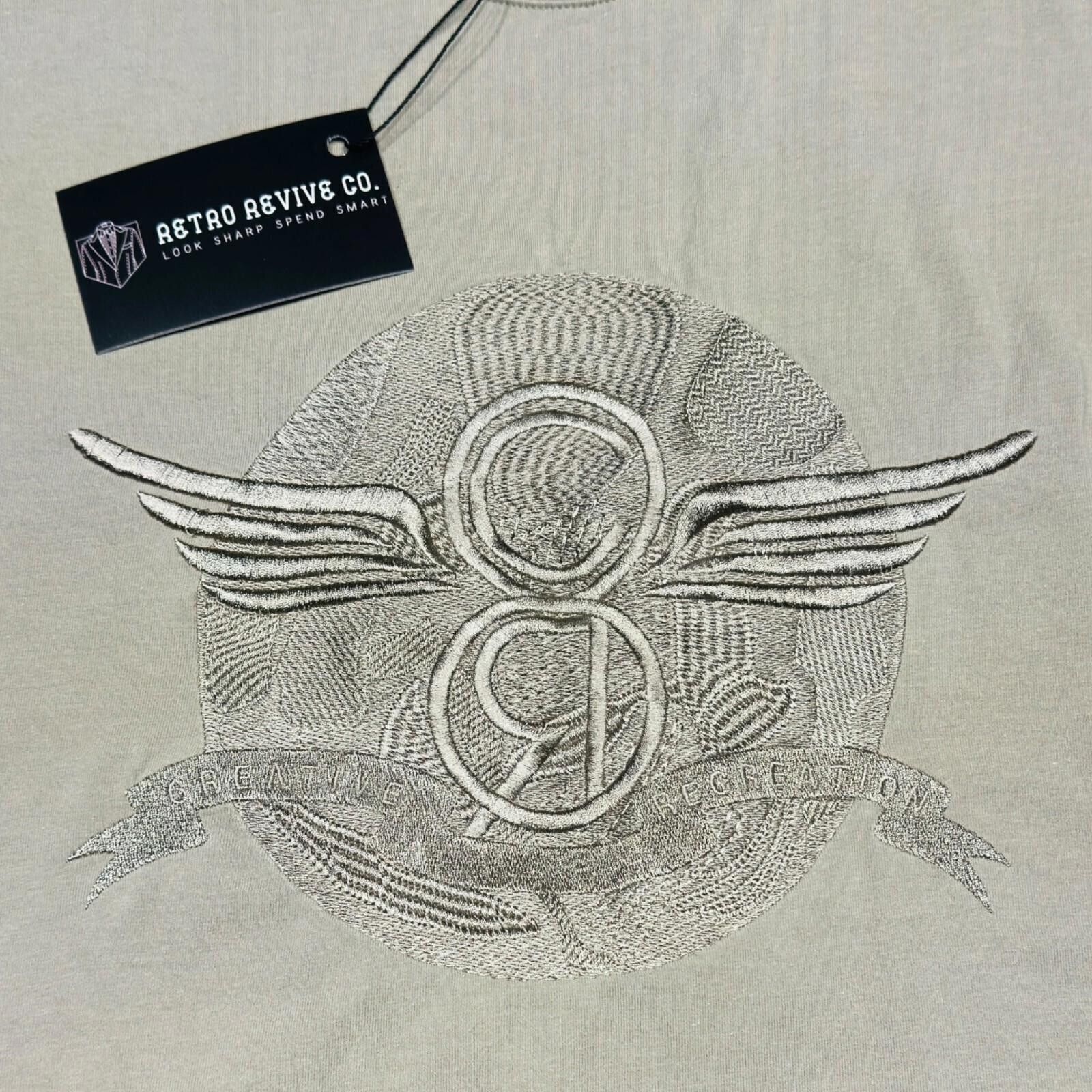 Creative Recreation Creative Recreation T-Shirt Men's UK Size L Beige Logo Size US L / EU 52-54 / 3 - 7 Thumbnail
