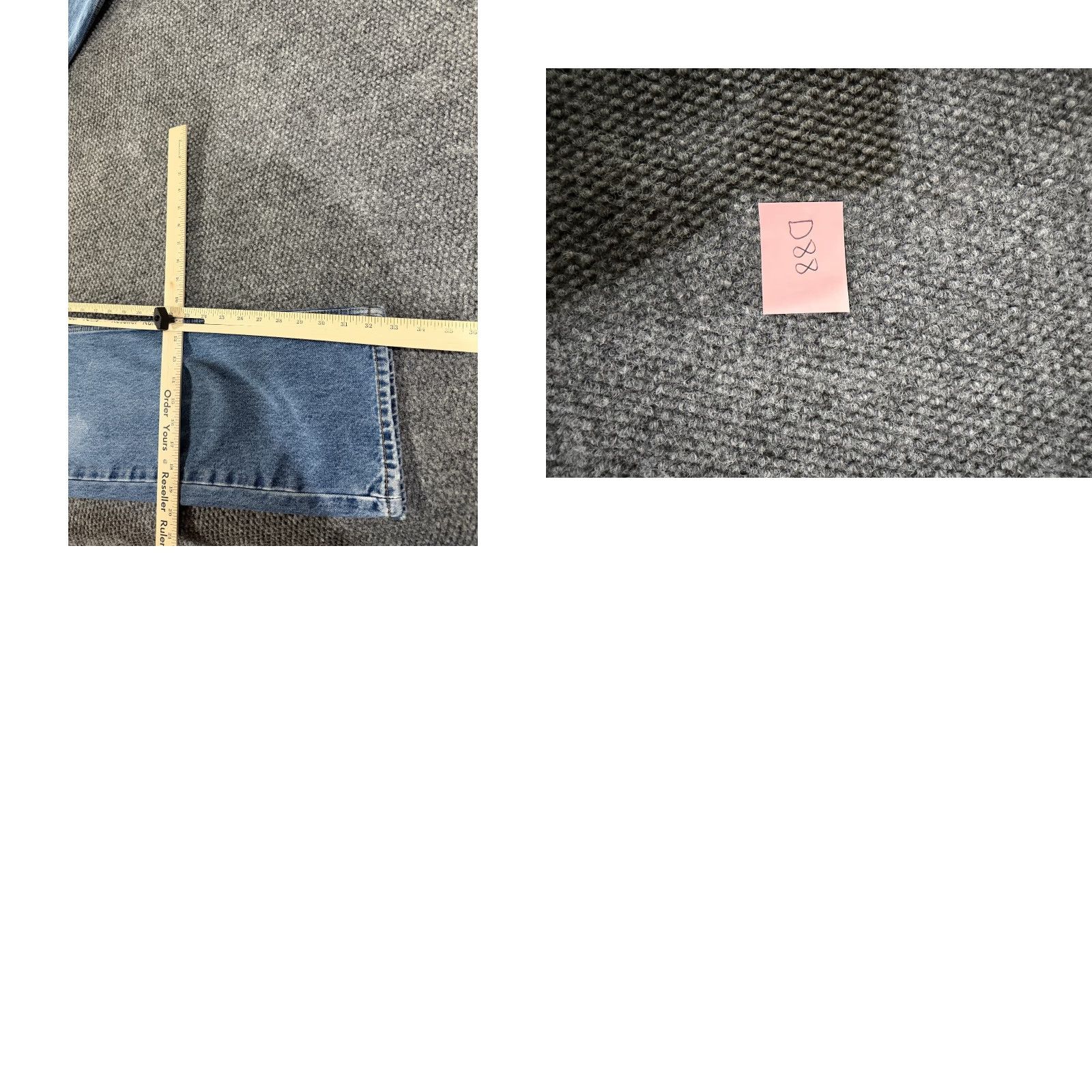 Levi's Levi's 505 Jeans Mens 36x34 Blue Denim Regular Fit Straight Leg Jeans Men Medium Wash Pocket Logo 5-Pocket Design Vintage No Womens Mens Size US 36 / EU 52 - 9 Thumbnail