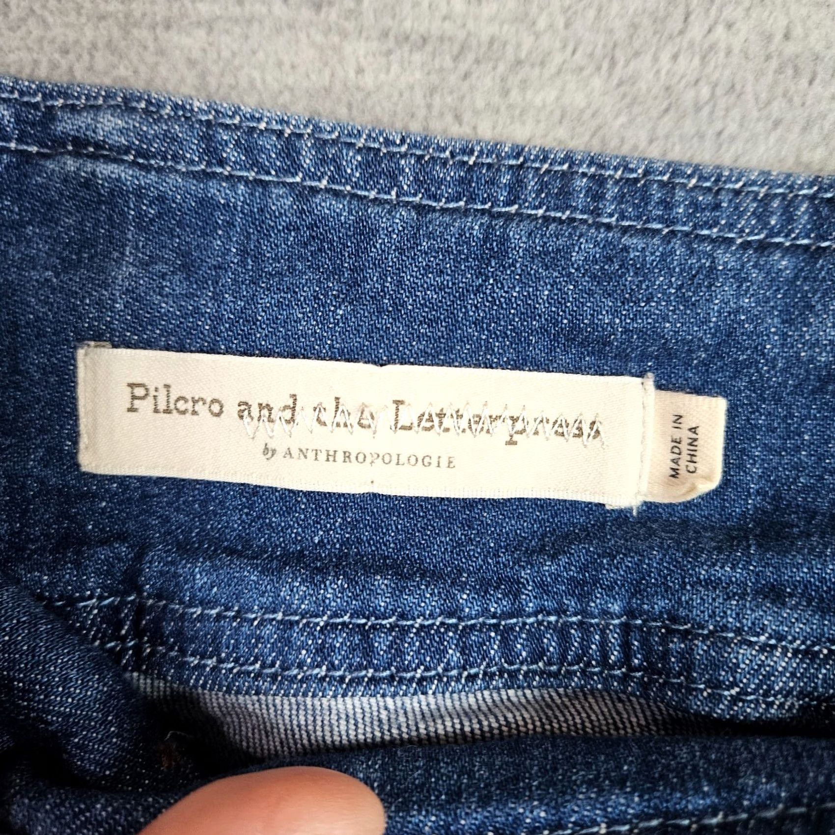 Vintage Pilcro Jeans Women’s Mid Rise Button Front Flare Size 28 Blue Denim 5-Pocket Regular Fit Vintage No N/A Size 28" / US 6 / IT 42 - 4 Thumbnail