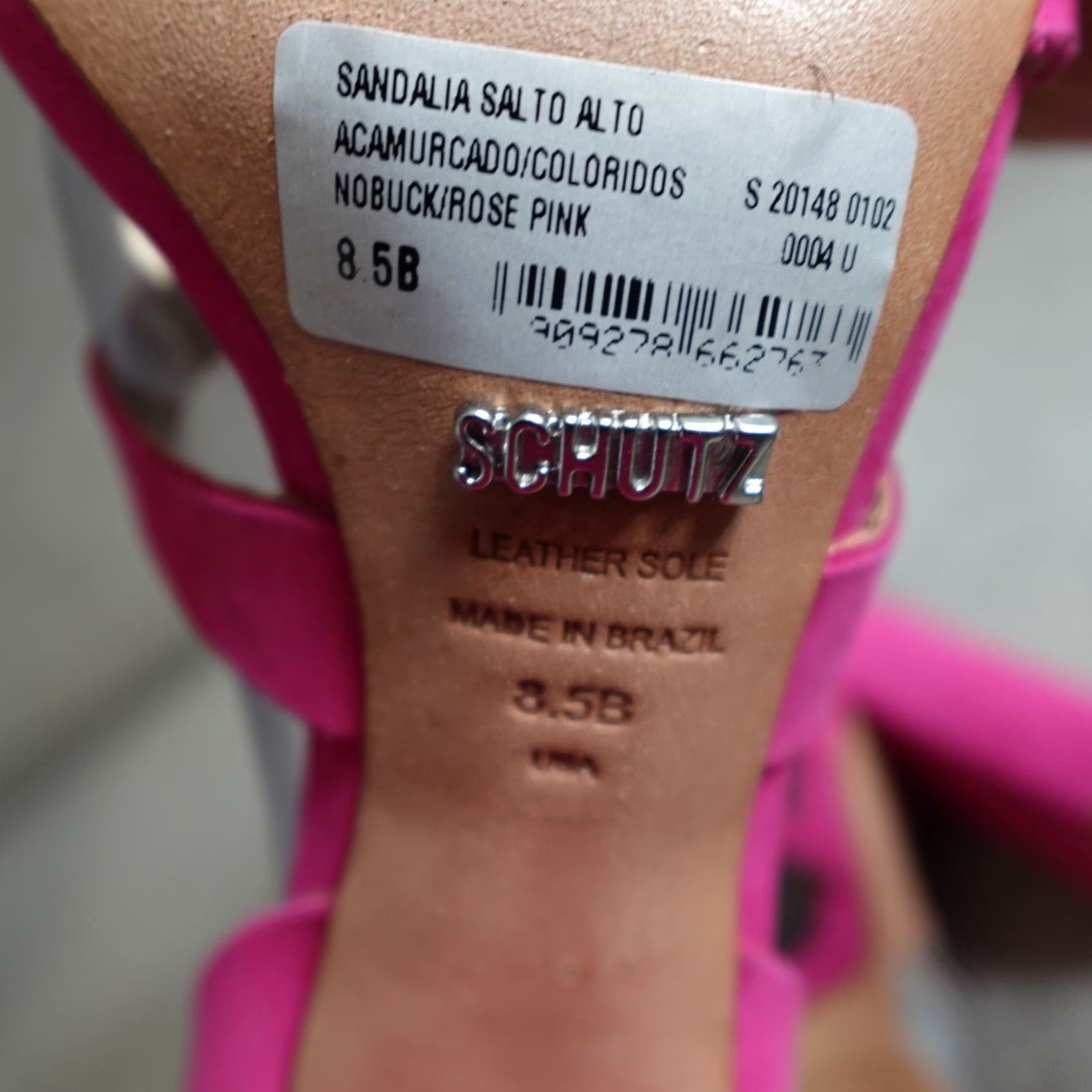 Pinko Schulz Womens Pumps Heel Pink Suede 8.5 Block Buckle Party/Cocktail Size US 9 / IT 39 - 4 Thumbnail