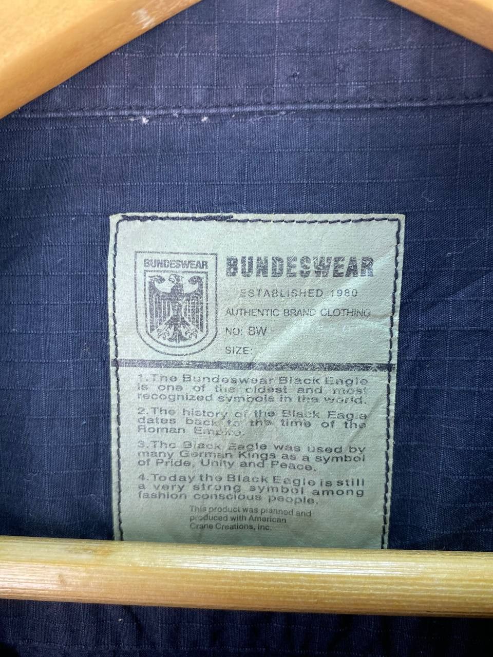 Vintage vintage bundeswear ripstop jacket cut-off sleeves Size US L / EU 52-54 / 3 - 7 Thumbnail