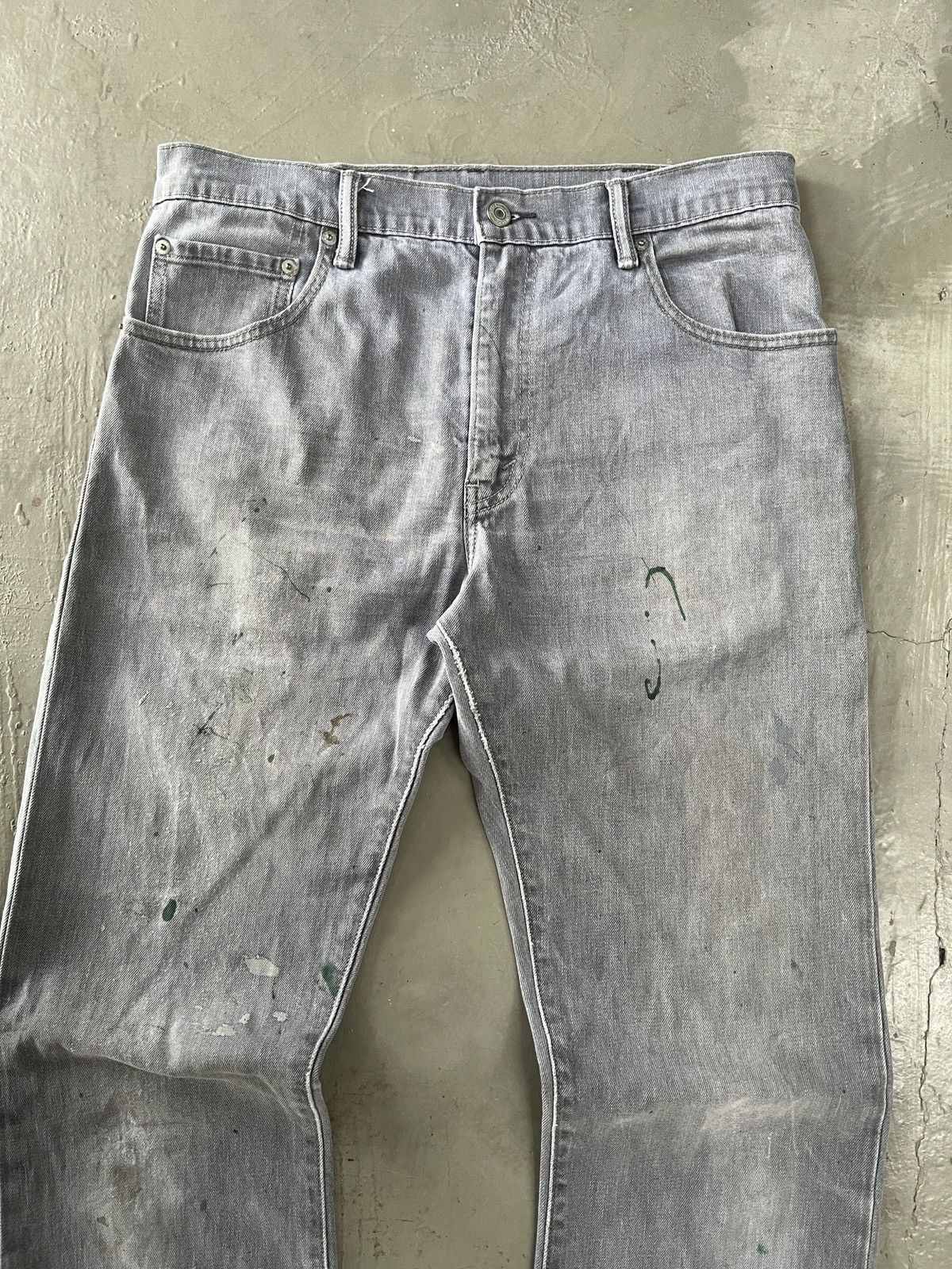 Levi's Vintage 90s Levis 517 Paint Splatter Junya Helmut Lang Style Size US 33 - 2 Thumbnail