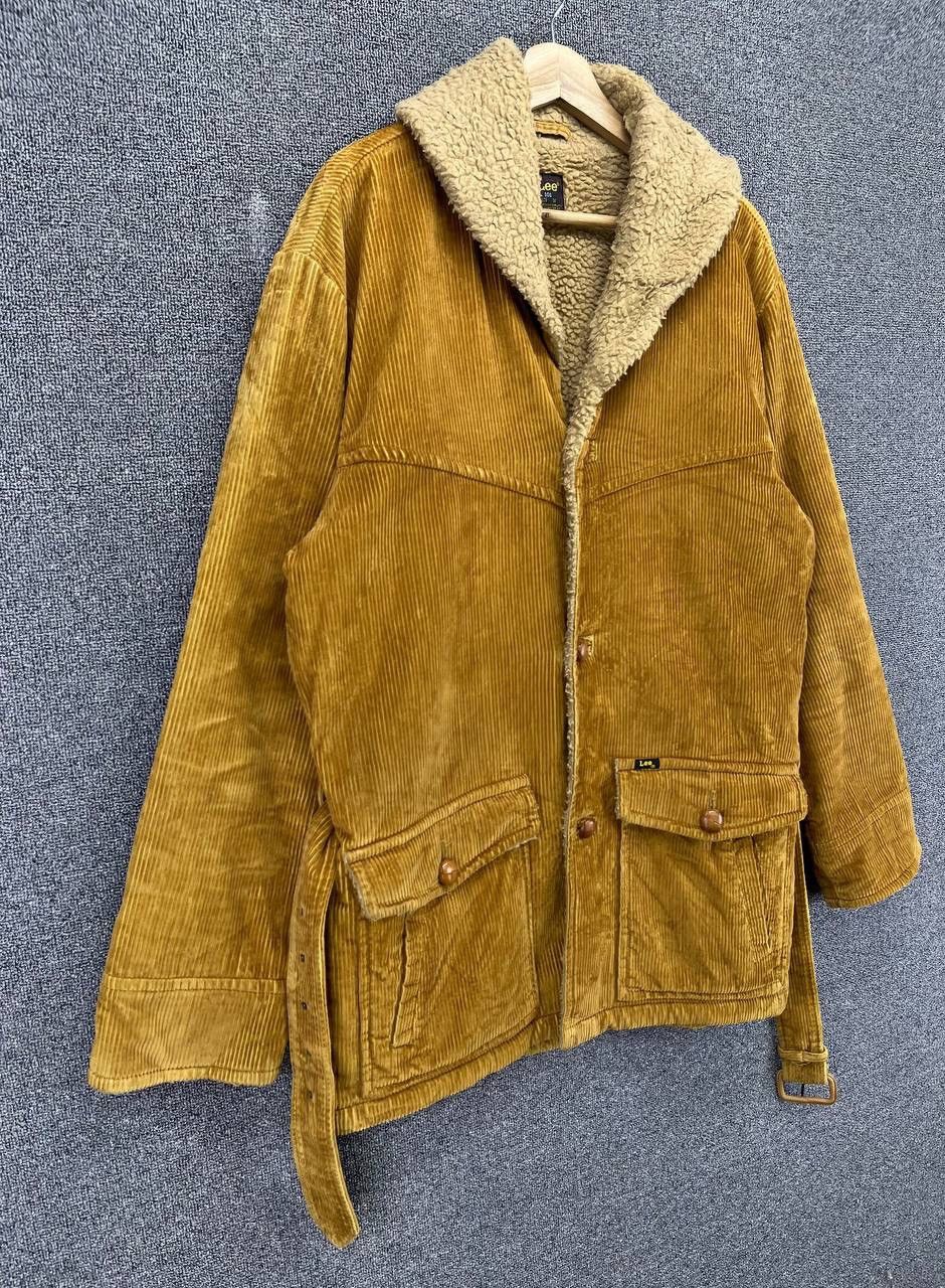 Lee Vintage Lee Corduroy Sherpa Trench Coat Jacket Size US M / EU 48-50 / 2 - 2 Thumbnail