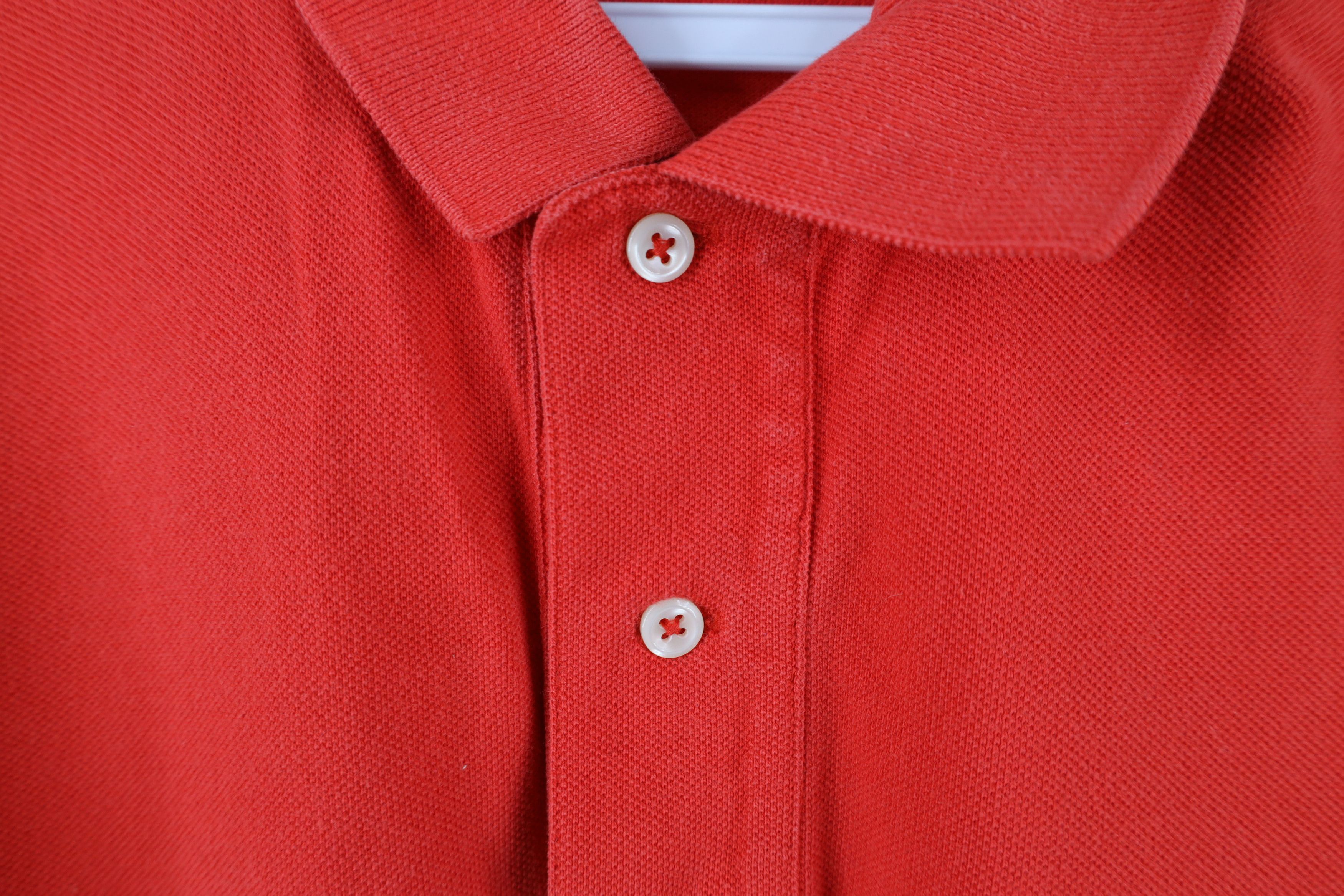 Ralph Lauren × Vintage Vintage 90s Ralph Lauren Collared Golf Polo Shirt Red USA Size US M / EU 48-50 / 2 - 9 Thumbnail