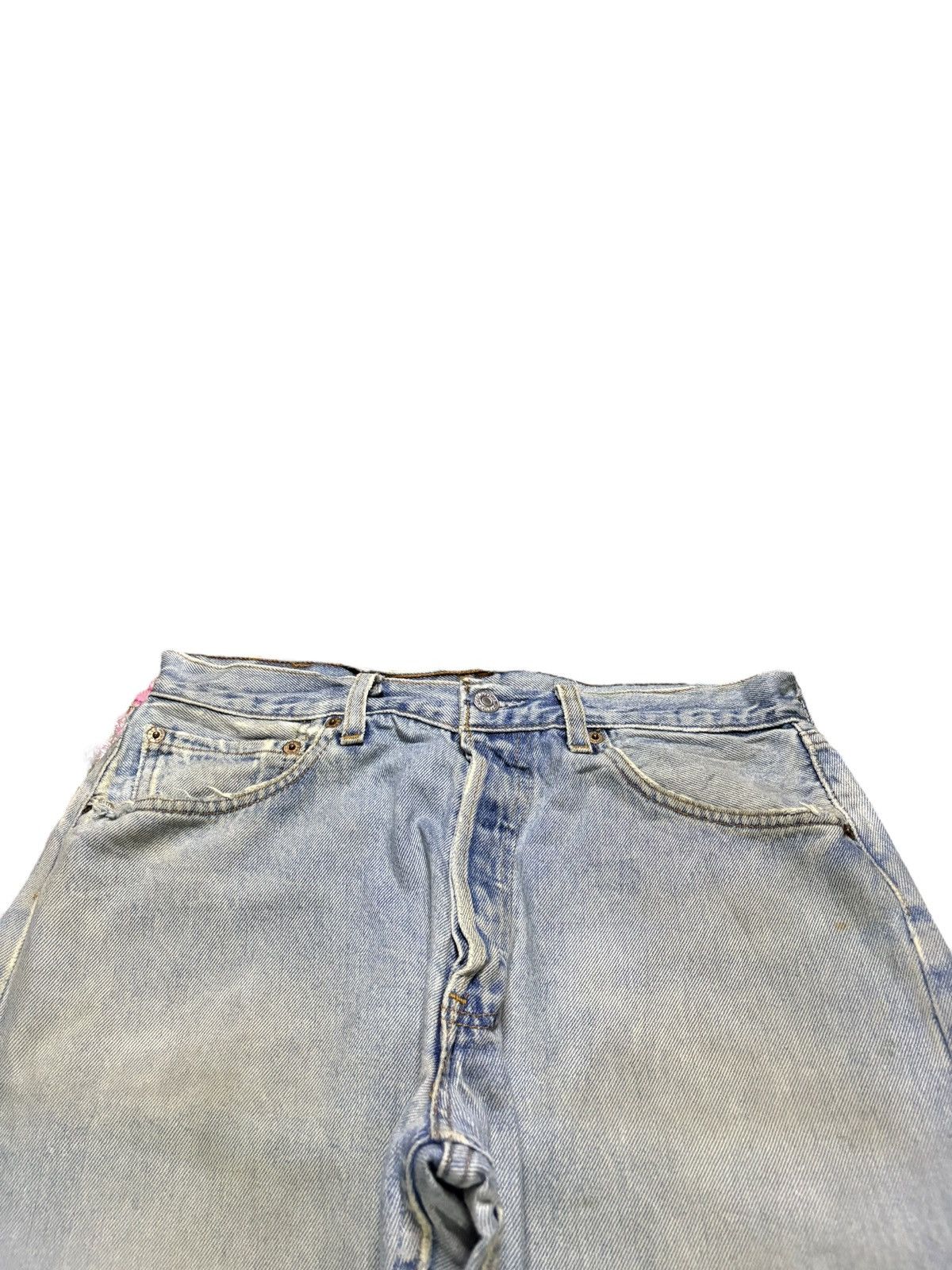 Levi's Vintage 90s Levis 501 Faded Wash Loose Jeans Size US 32 / EU 48 - 4 Thumbnail