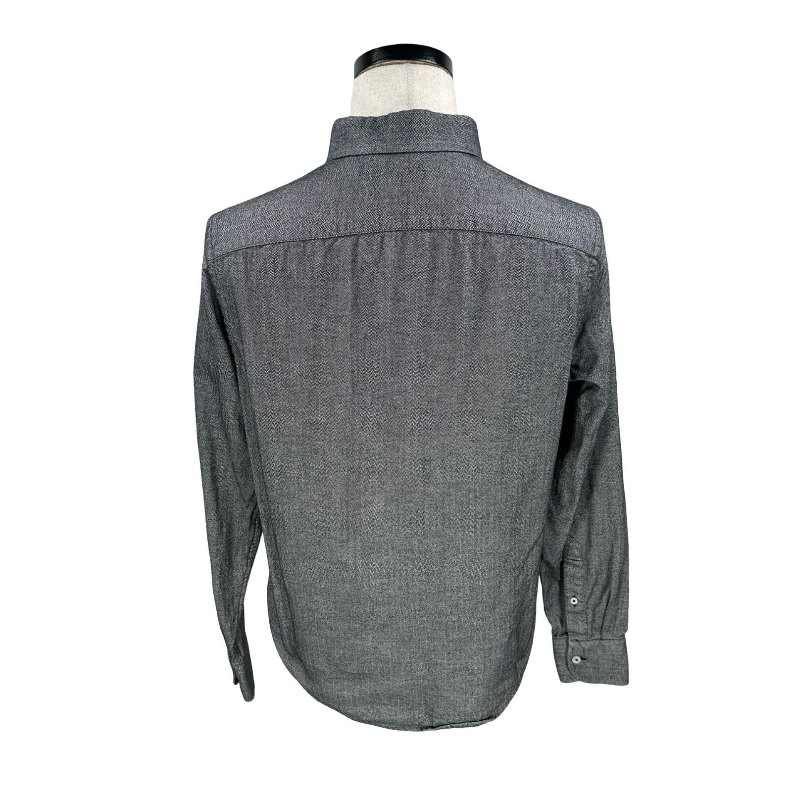 UNTUCKit Untuckit Flannel Shirt Men’s Medium Gray Hemsworth Slim Size US M / EU 48-50 / 2 - 5 Thumbnail