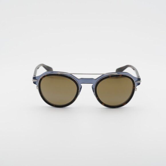Rag & Bone Rag & Bone RNB6006/S 0IPR VP Sunglasses Blue/Havana Square Size ONE SIZE - 3 Thumbnail