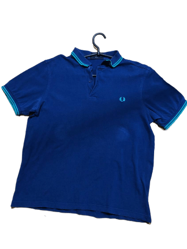 Fred Perry Vintage Fred Perry Blue Slim Fit Polo Size L Size US L / EU 52-54 / 3 - 1 Thumbnail