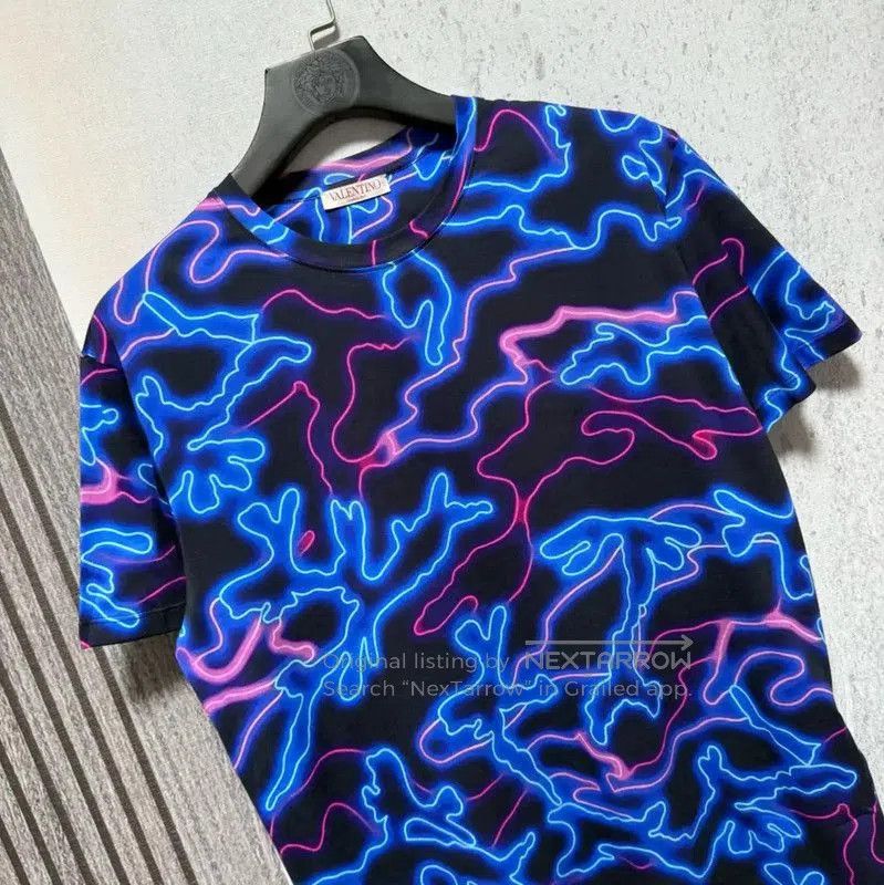 Valentino Valentino Colorful Cotton Men's T-Shirt XL . Size US XL / EU 56 / 4 - 8 Thumbnail