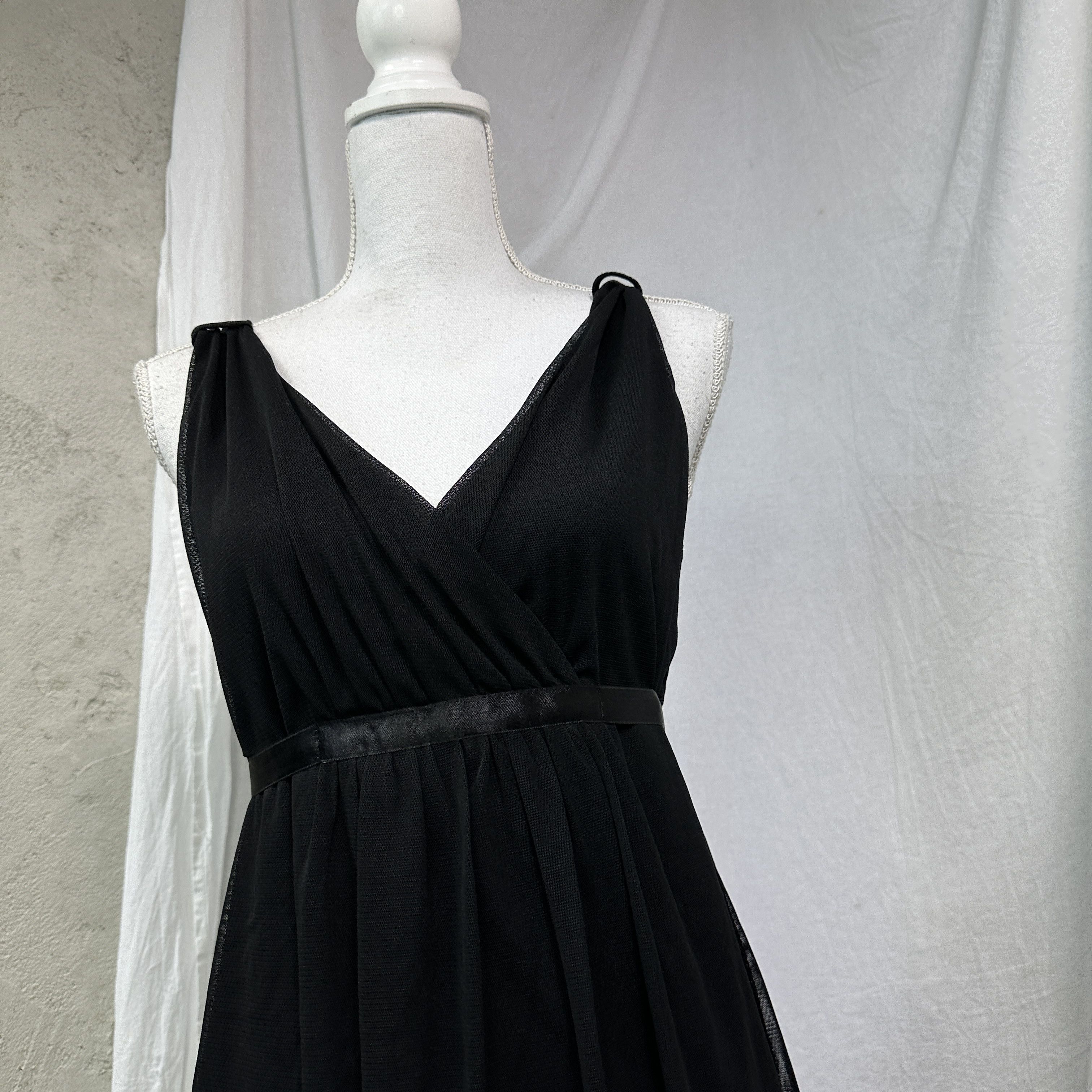 Vintage Vintage Avant Garde Opium Elegant Maxi Dress 00s Size S / US 4 / IT 40 - 2 Thumbnail