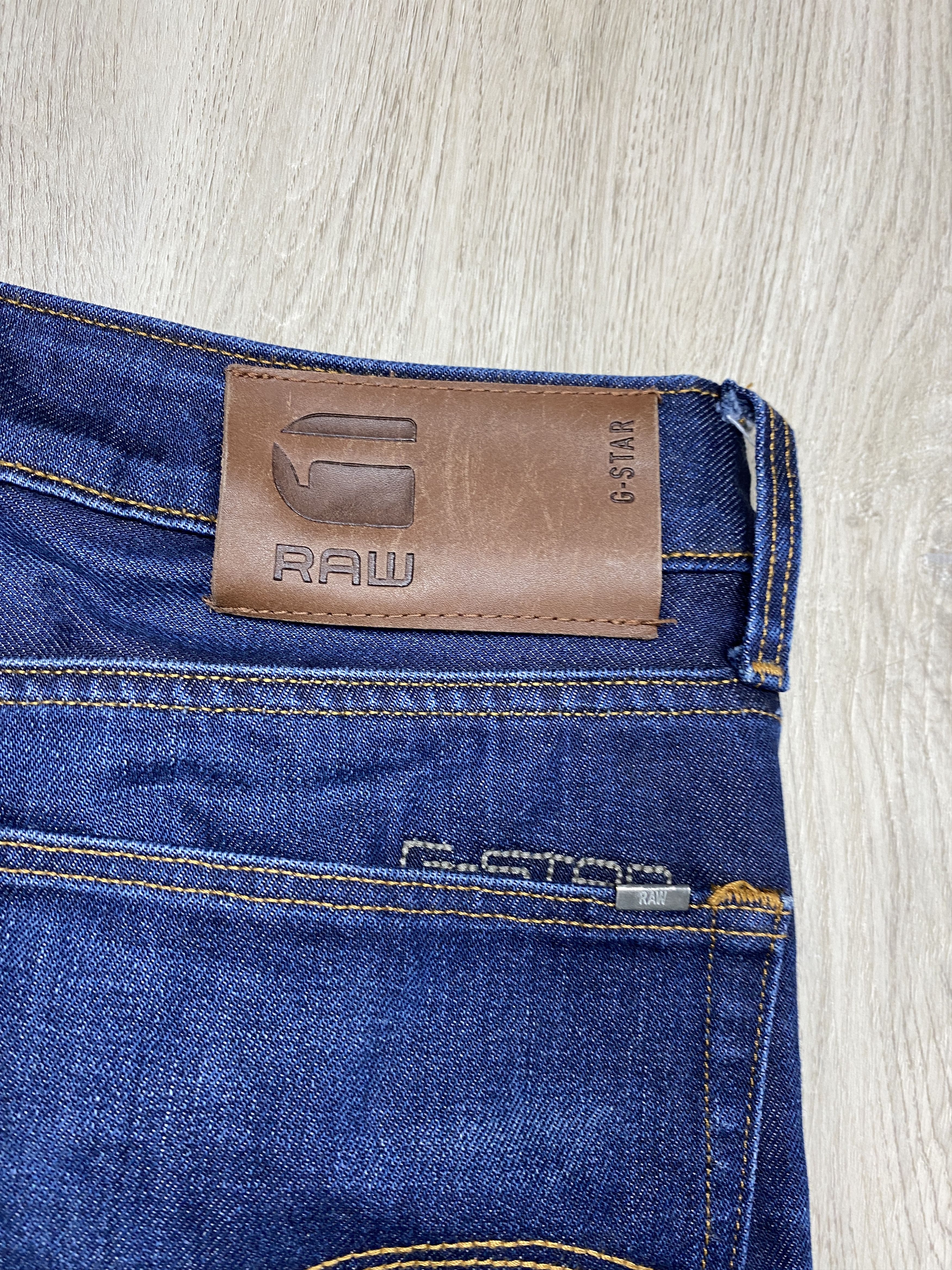 G-Star G Star Raw 3301 Straight Mens Denim Pants Jeans Size US 32 / EU 48 - 3 Thumbnail