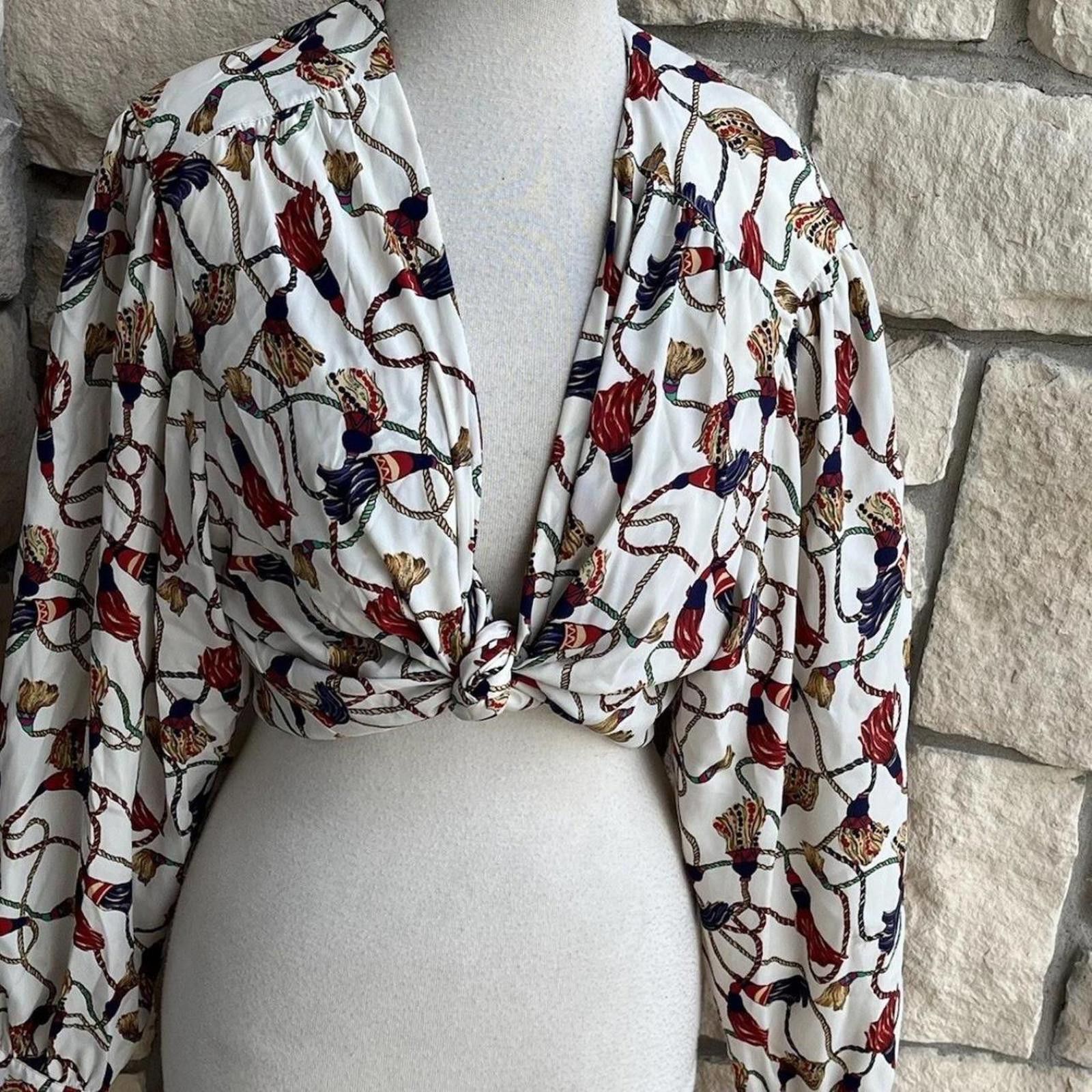 Other vintage blouse m #80sfashion Size L / US 10 / IT 46 - 1 Thumbnail