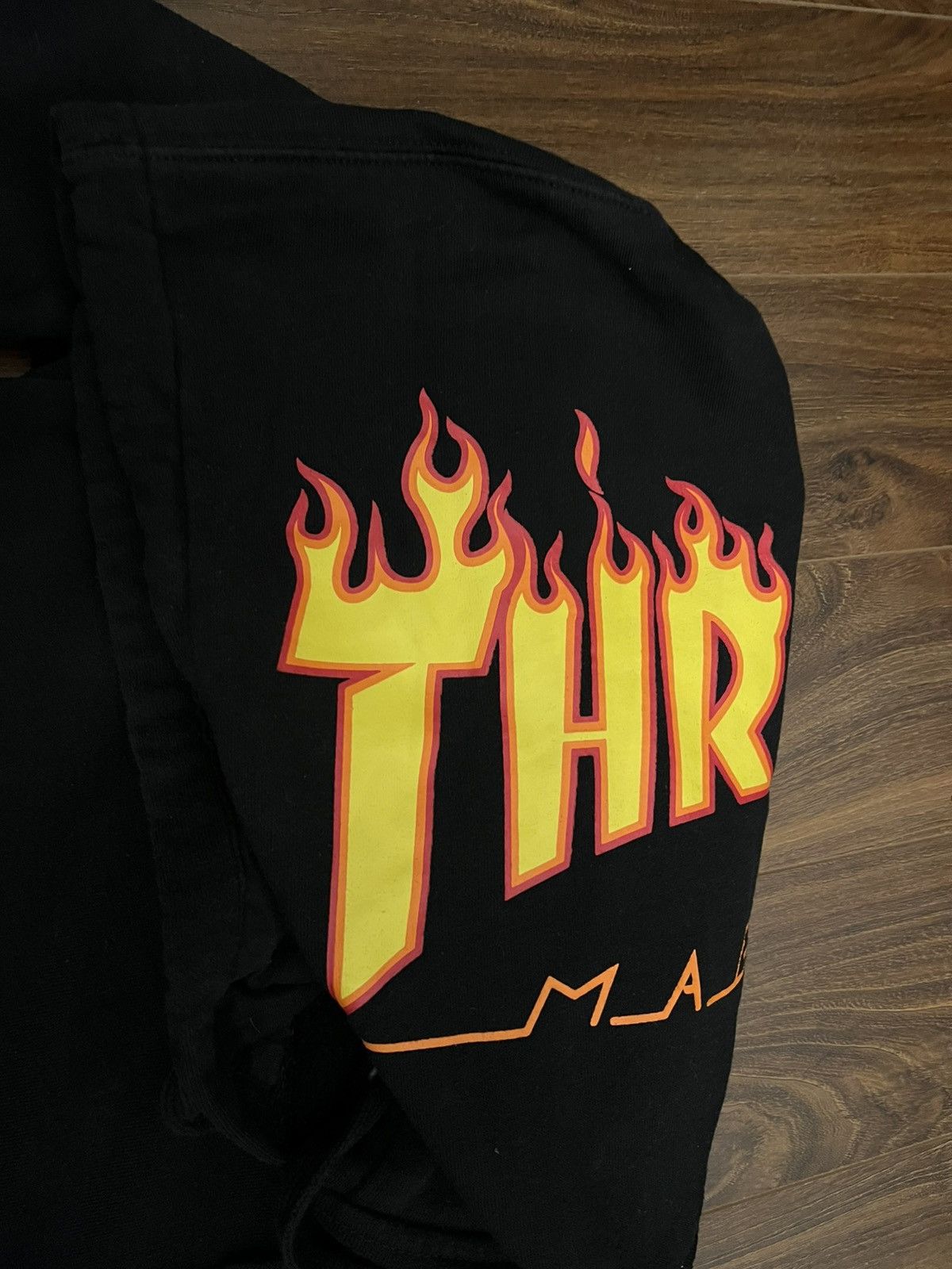 Vans Vans x Thrasher Spell-out Hood Graphic Skate Hoodie Size US M / EU 48-50 / 2 - 4 Thumbnail