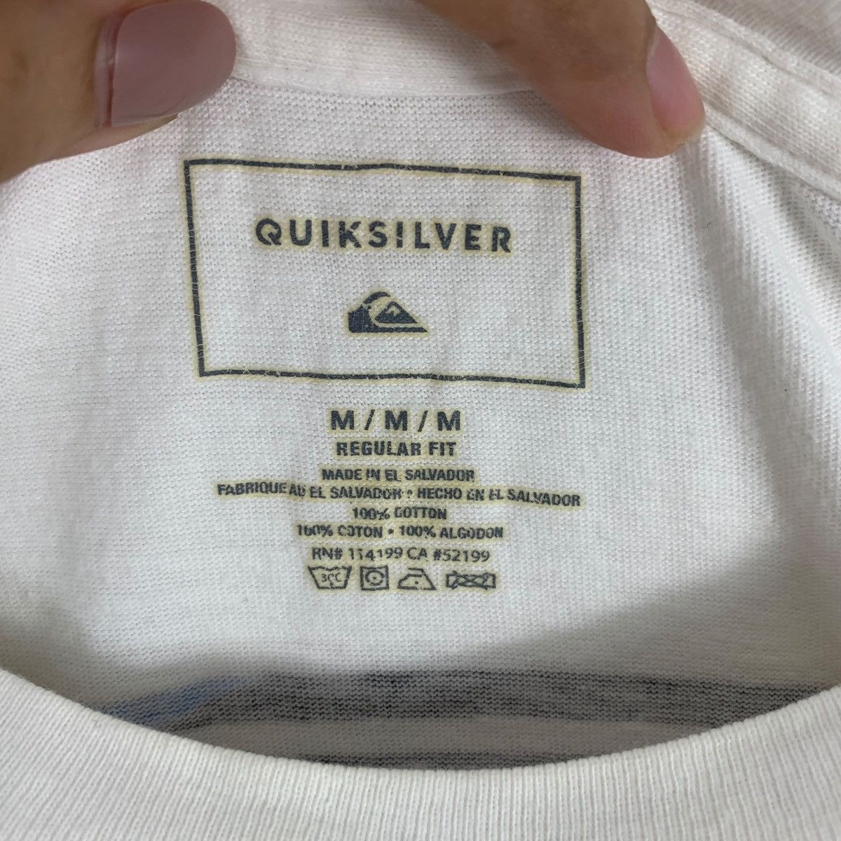 Quiksilver QUIKSILVER SURF Backhit Box Logo Regular Fit Tee Shirt Top Size US M / EU 48-50 / 2 - 8 Thumbnail