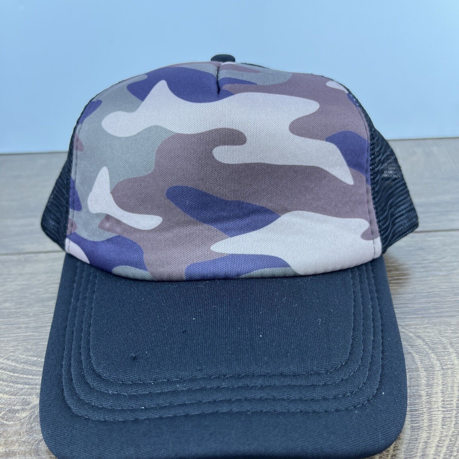 Other Camo Hat Brown Black Hat Snapback Adjustable Adult Size Blac Size ONE SIZE - 1 Thumbnail