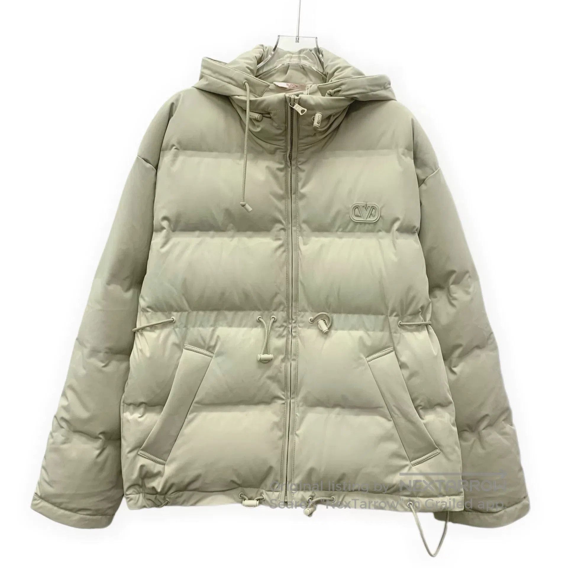 Valentino valentino beige hooded puffer jacket. Size US L / EU 52-54 / 3 - 1 Thumbnail