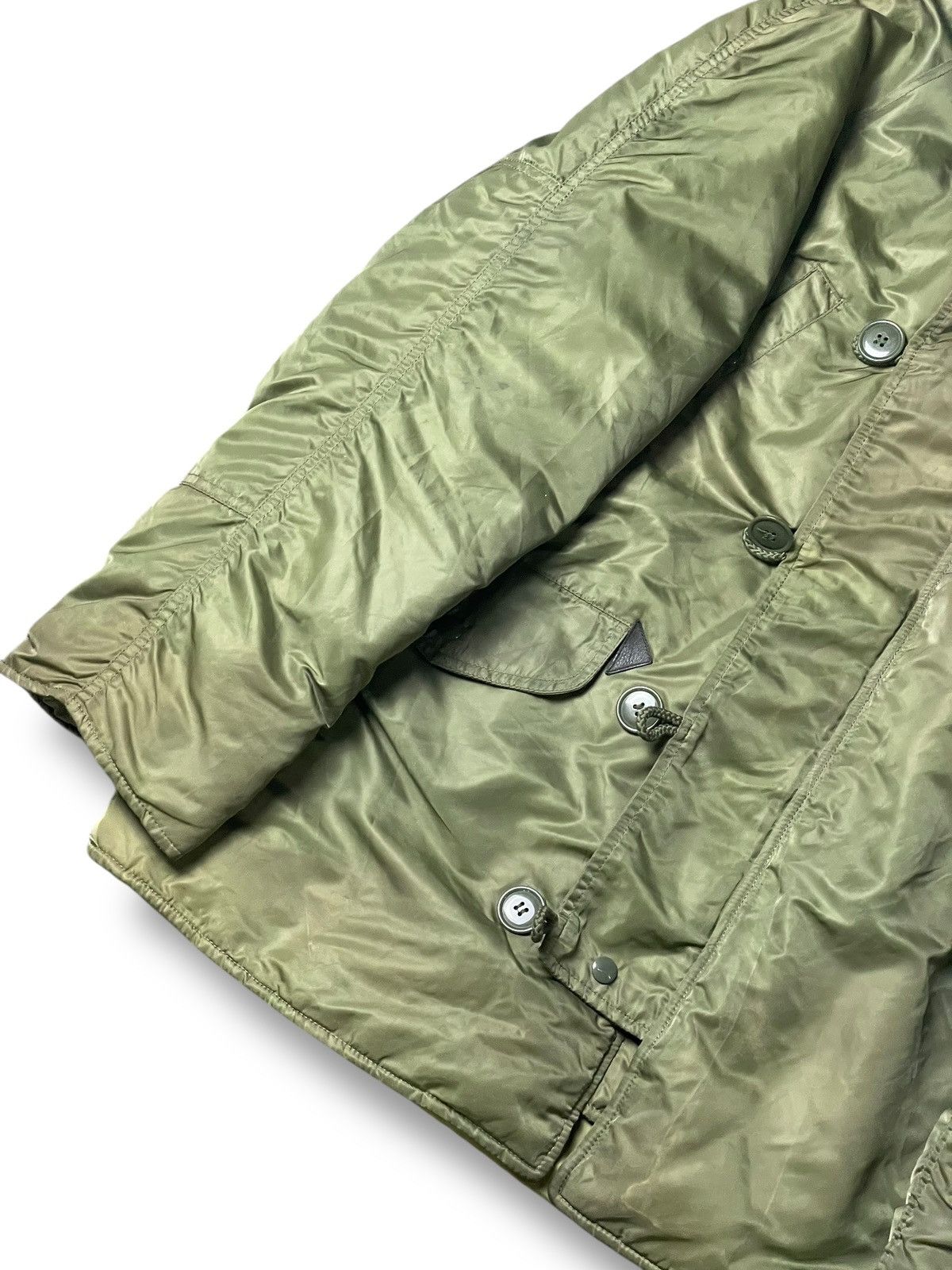 Alpha Industries × Japanese Brand × Vintage Alpha Industries N-3B Fur Hooded Jacket (110) Size US M / EU 48-50 / 2 - 4 Thumbnail