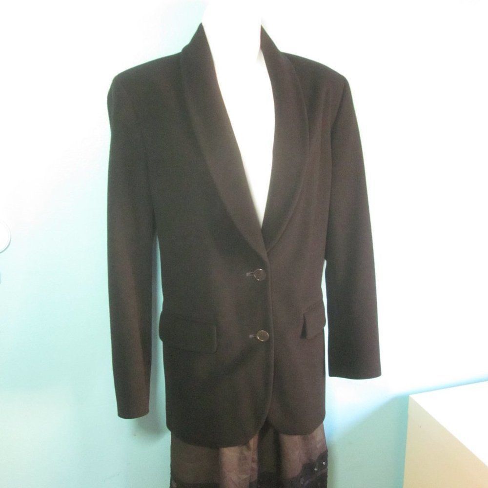 Anne Klein Anne Klein 2 Size XS (Fits M) Black Vintage Blazer Size M / US 6-8 / IT 42-44 - 9 Thumbnail