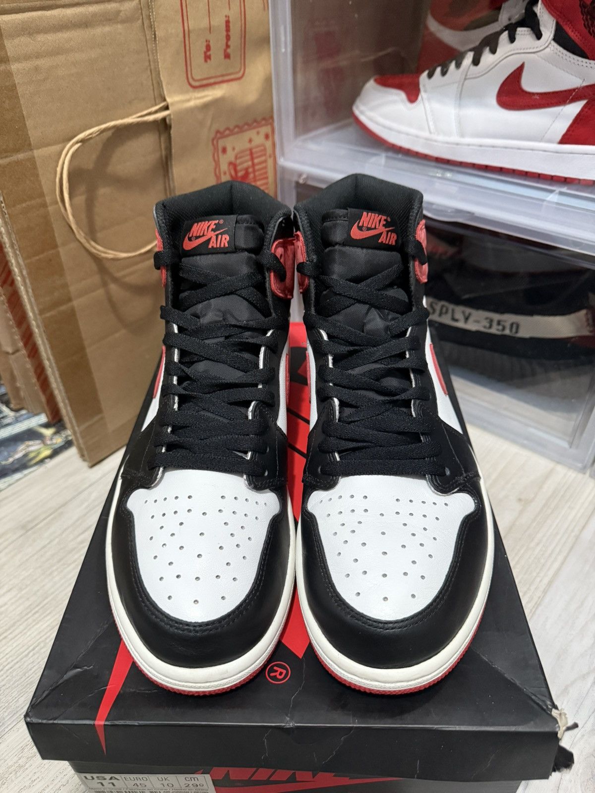 Jordan Brand Jordan 1 Retro High OG Track Red Size US 10.5 / EU 43-44 - 4 Thumbnail