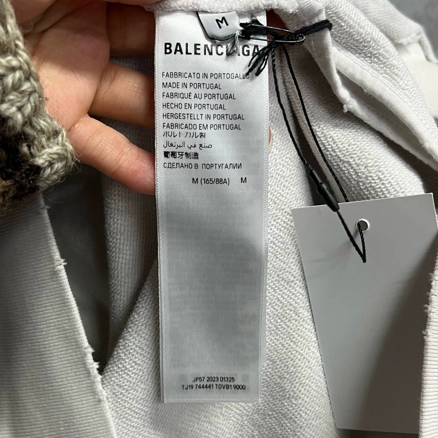 Balenciaga Balenciaga Distressed Letter Print Hoodie Size US M / EU 48-50 / 2 - 3 Thumbnail