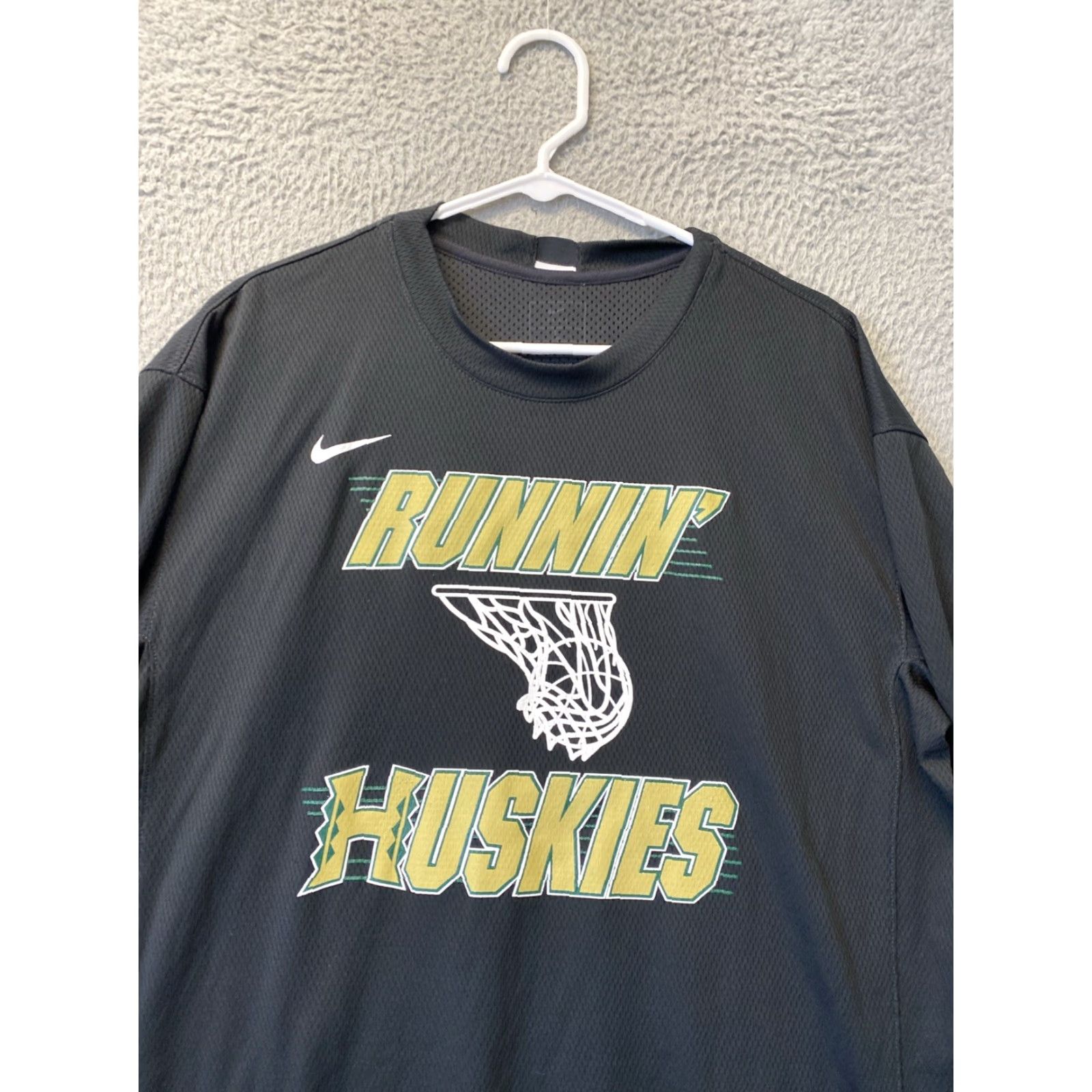 Nike VINTAGE Nike Huskies Crewneck Sweatshirt Unisex Adults Large Black Sports Fan Team Apparel 58-62 Size L / US 10 / IT 46 - 2 Thumbnail