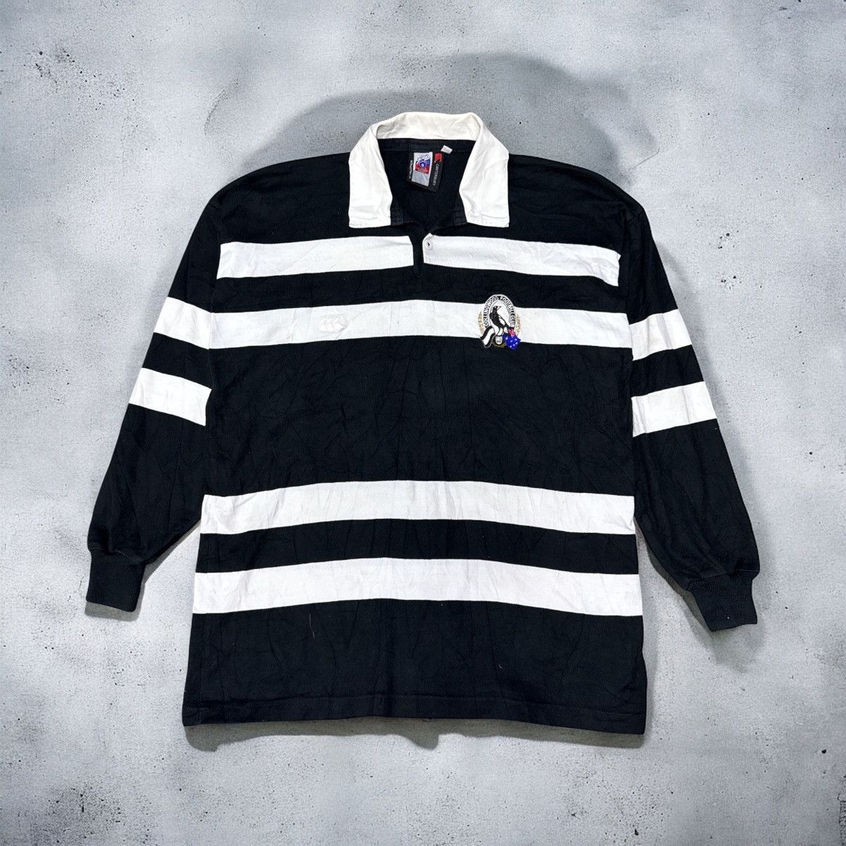Canterbury of New Zealand 1990s CANTERBURY COLLINGWOOD FOOTBALL CLUB JERSEY Size US L / EU 52-54 / 3 - 1 Thumbnail