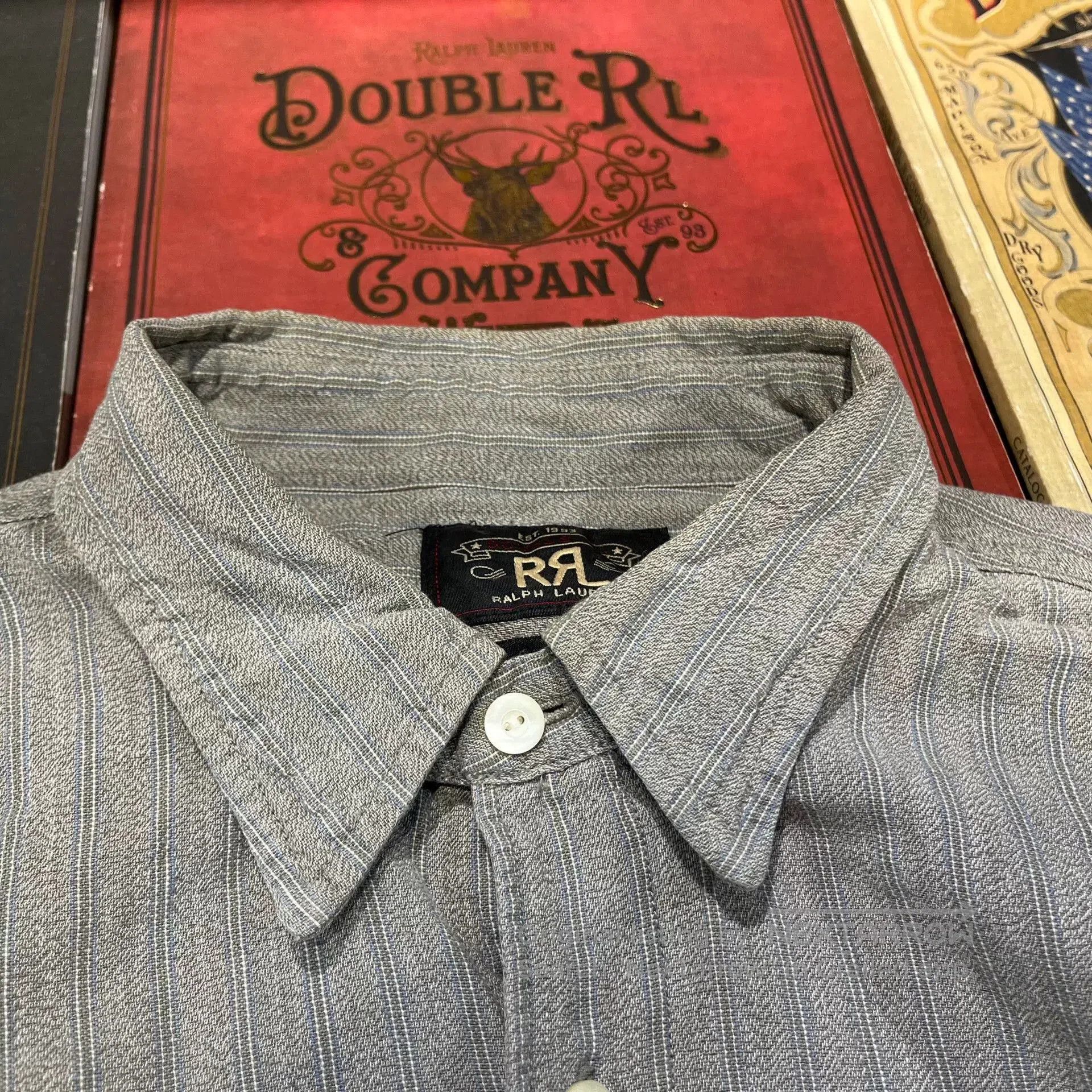 RRL Ralph Lauren RRL Double RL Striped Vintage Shirt. Size US M / EU 48-50 / 2 - 3 Thumbnail