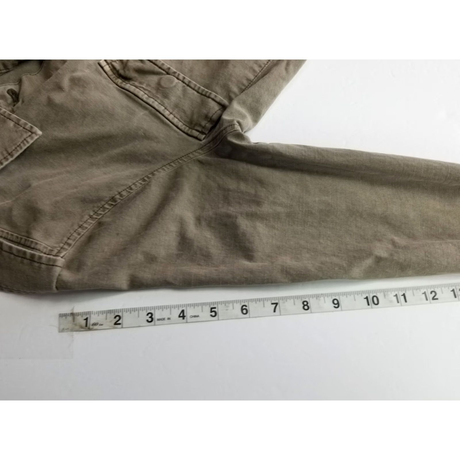 Lucky Brand Lucky Brand Women's Button-Up Jacket Lightweight Western Long Sleeve Khaki Small Beige Cotton Casual Basic Jacket Mens?? Size S / US 4 / IT 40 - 5 Thumbnail