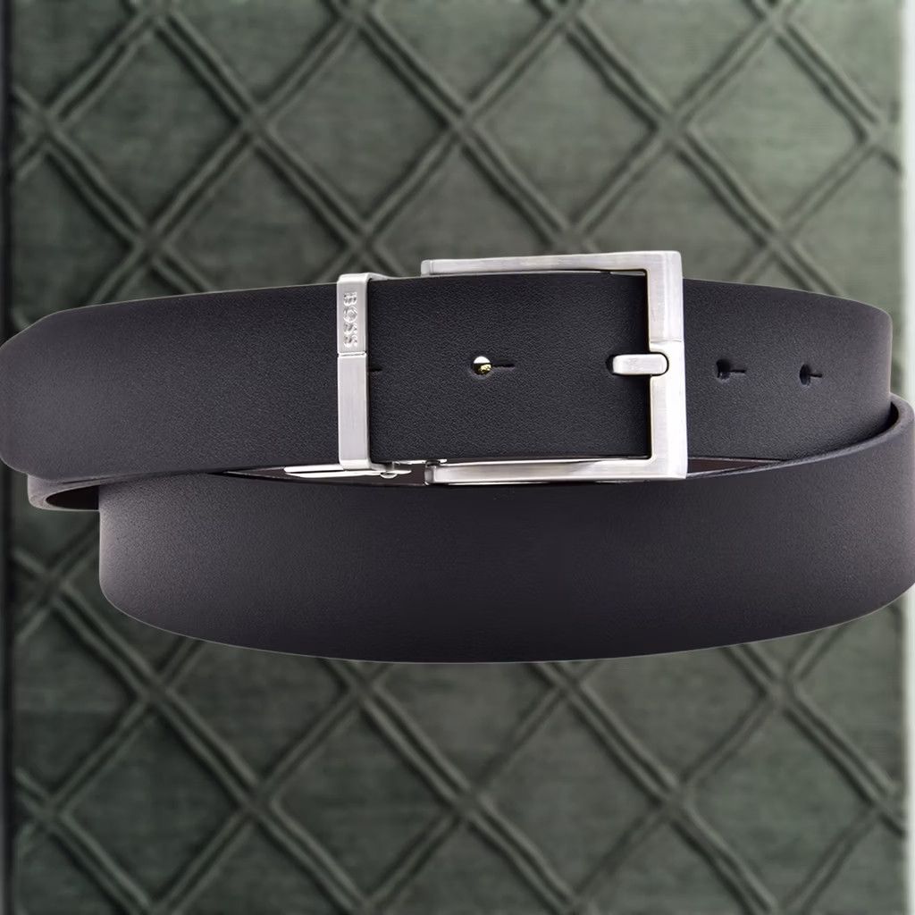Hugo Boss Hugo Boss Geppy-Soft Mens Reversible Leather Belt Adjustable Sz-44 To Smaller Size ONE SIZE - 1 Thumbnail