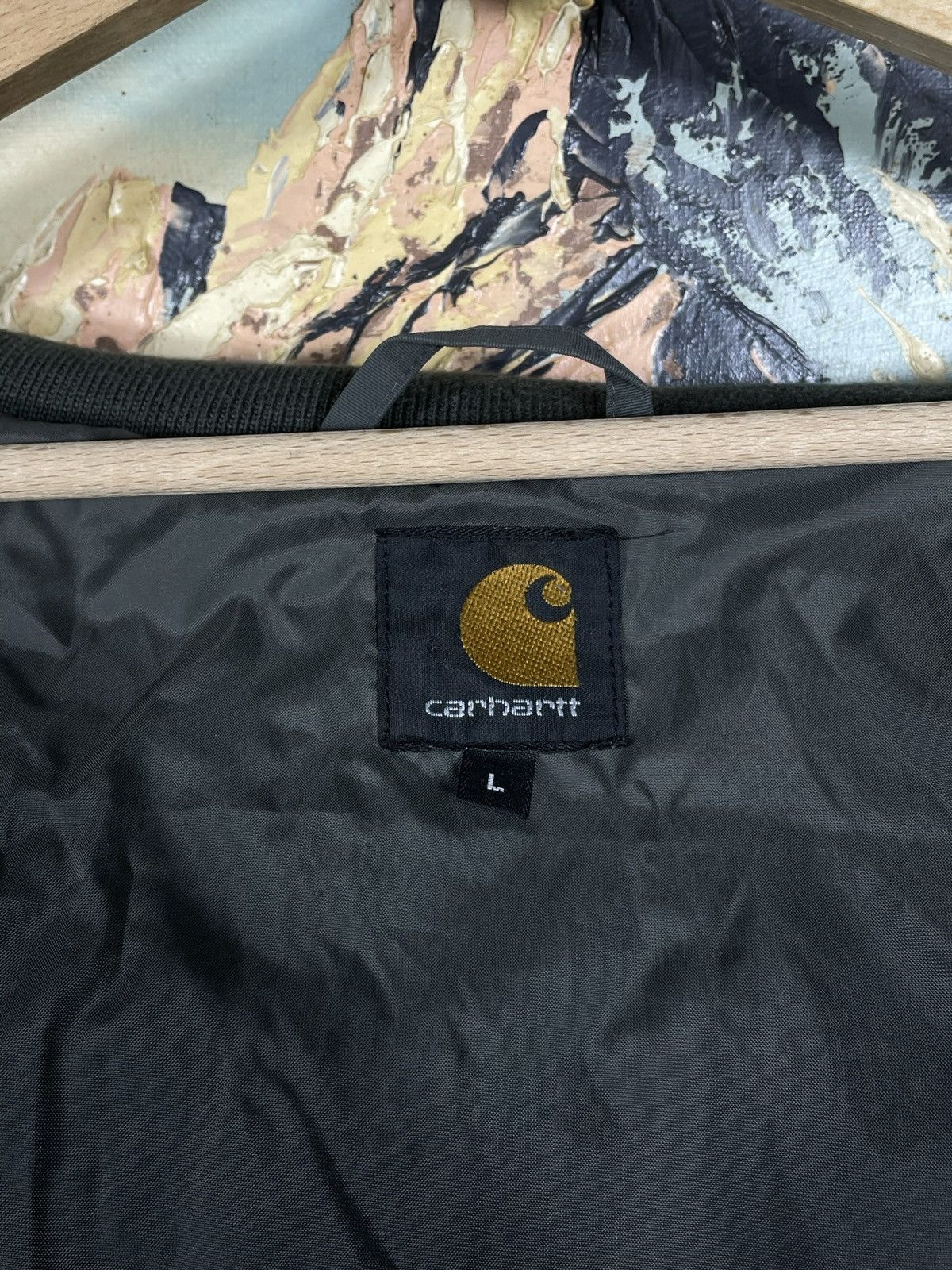 Carhartt × Vintage Carhartt Jacket Zip Bomber Baggy Loose Workers Retro 00s Size US L / EU 52-54 / 3 - 9 Thumbnail